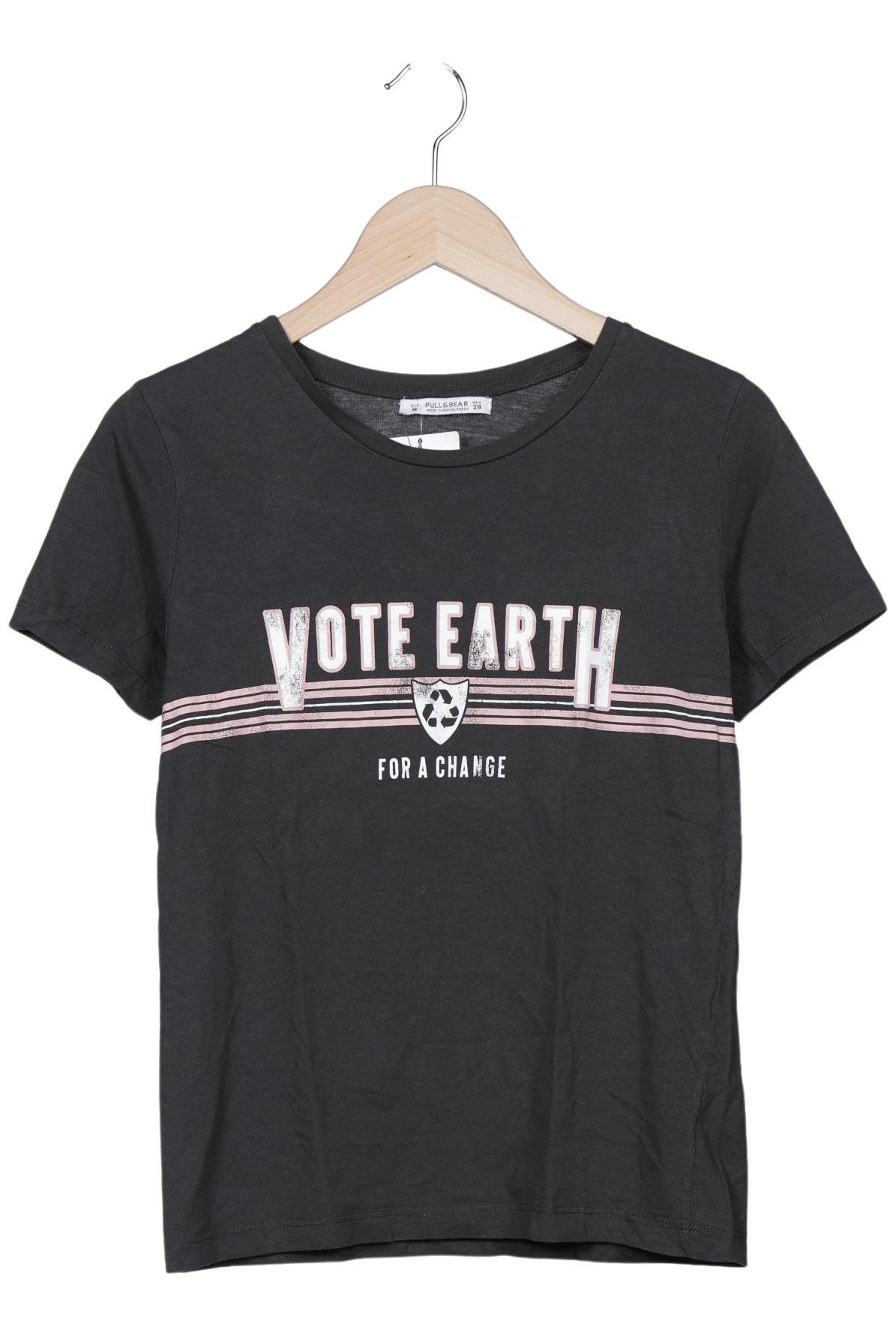 

Pull & Bear Damen T-Shirt, grau, Gr. 38