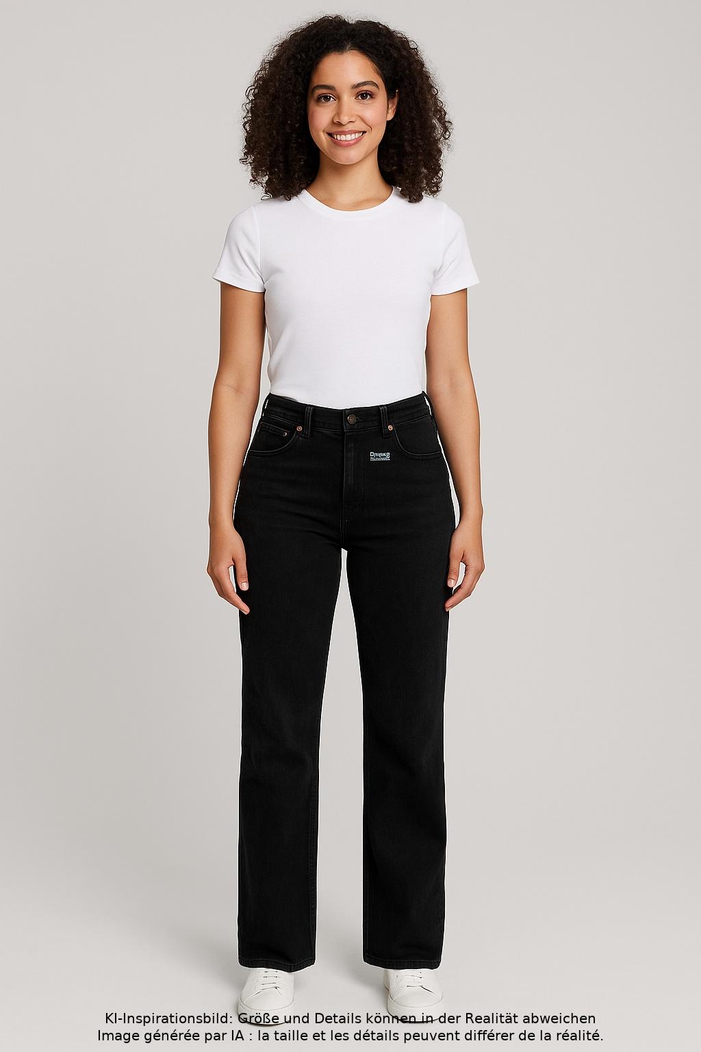 

Pull & Bear Damen Jeans, schwarz, Gr. 38