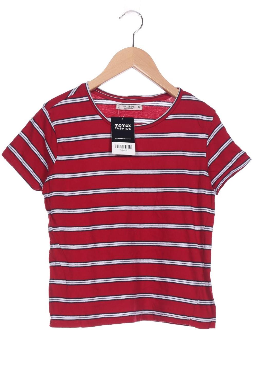 

Pull & Bear Damen T-Shirt, rot, Gr. 36