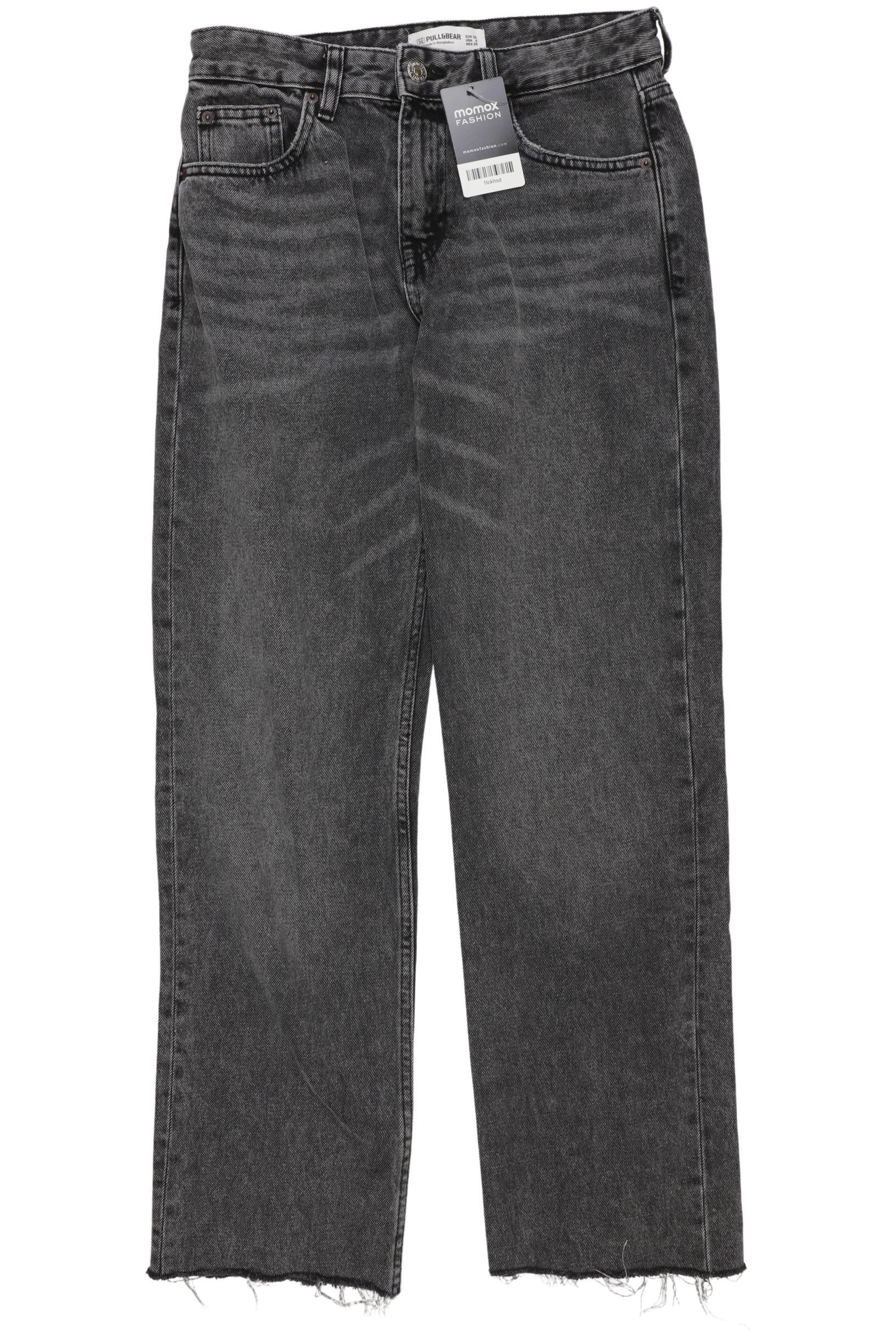 

Pull & Bear Damen Jeans, grau, Gr. 36