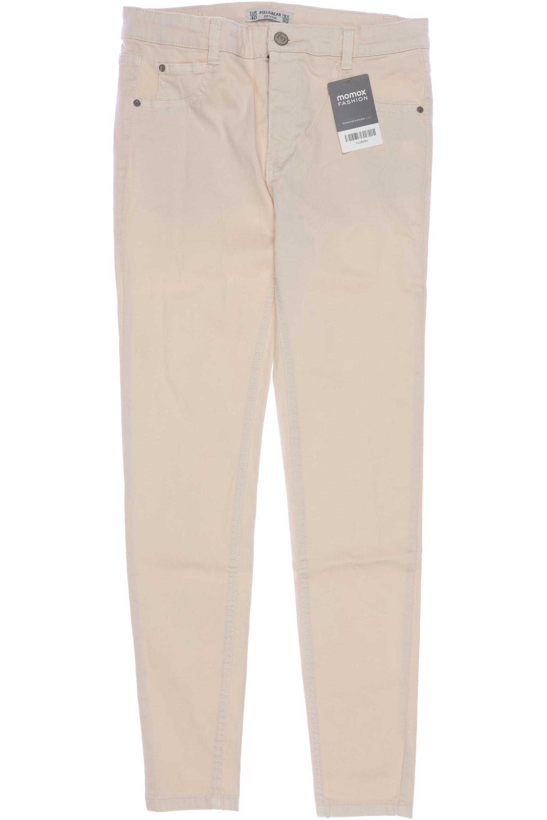 

Pull & Bear Damen Stoffhose, beige, Gr. 40