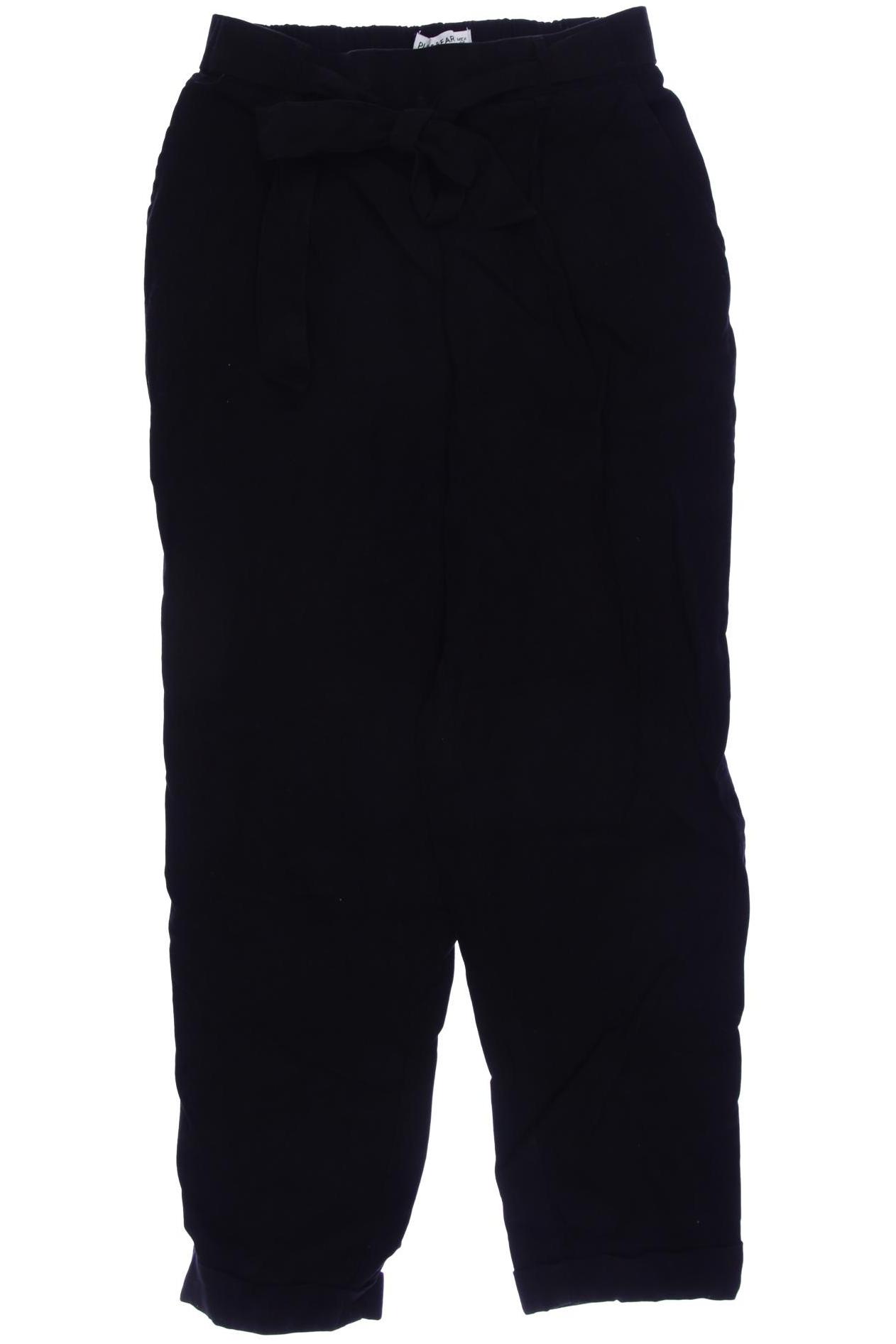 

Pull & Bear Damen Stoffhose, schwarz, Gr. 0
