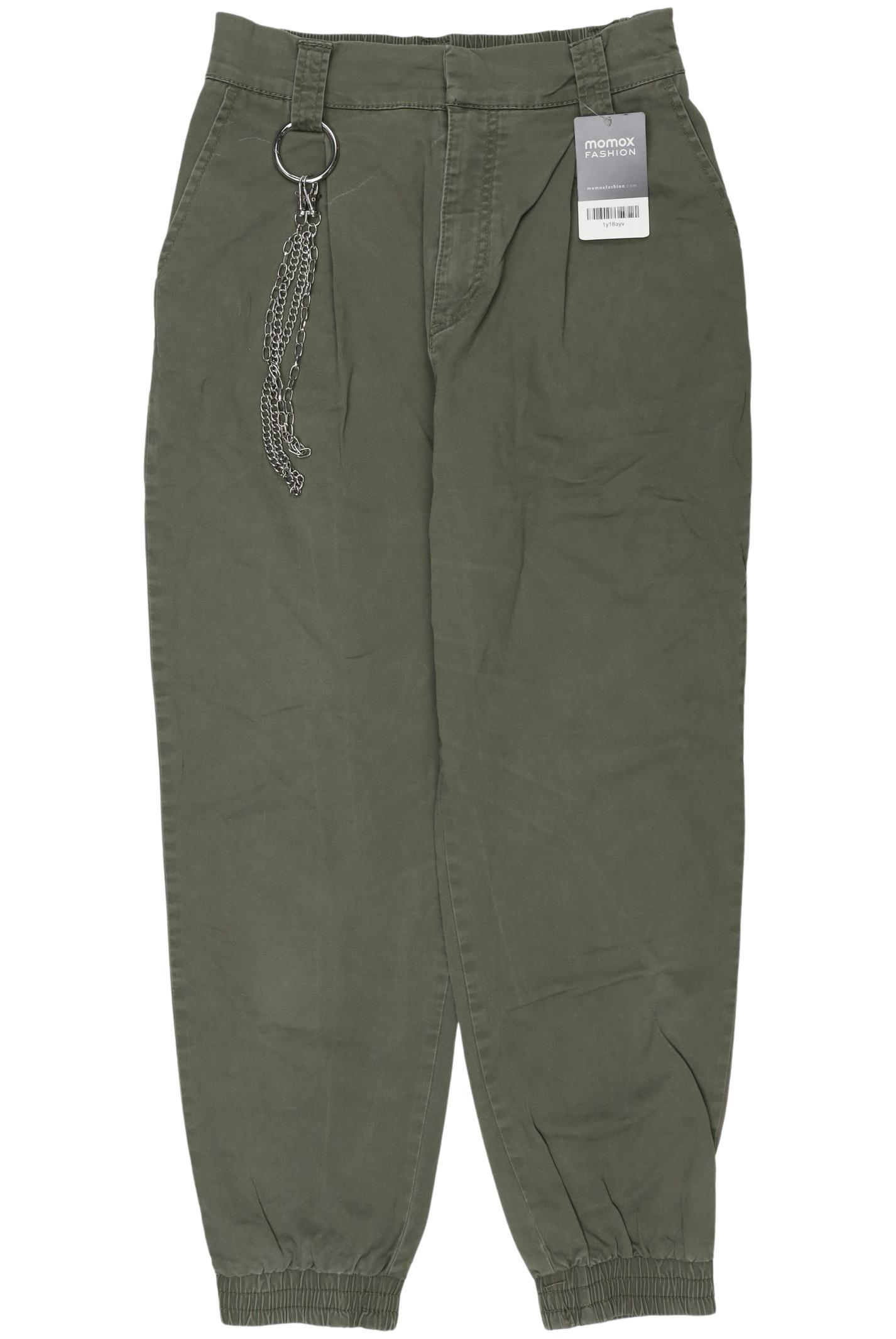 

Pull & Bear Damen Stoffhose, grün, Gr. 0