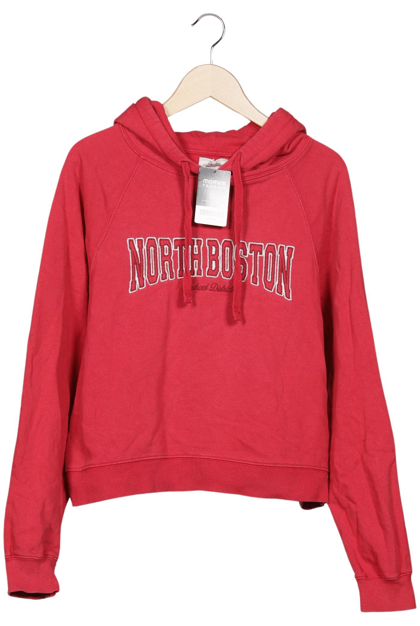 

Pull & Bear Damen Kapuzenpullover, rot, Gr. 42