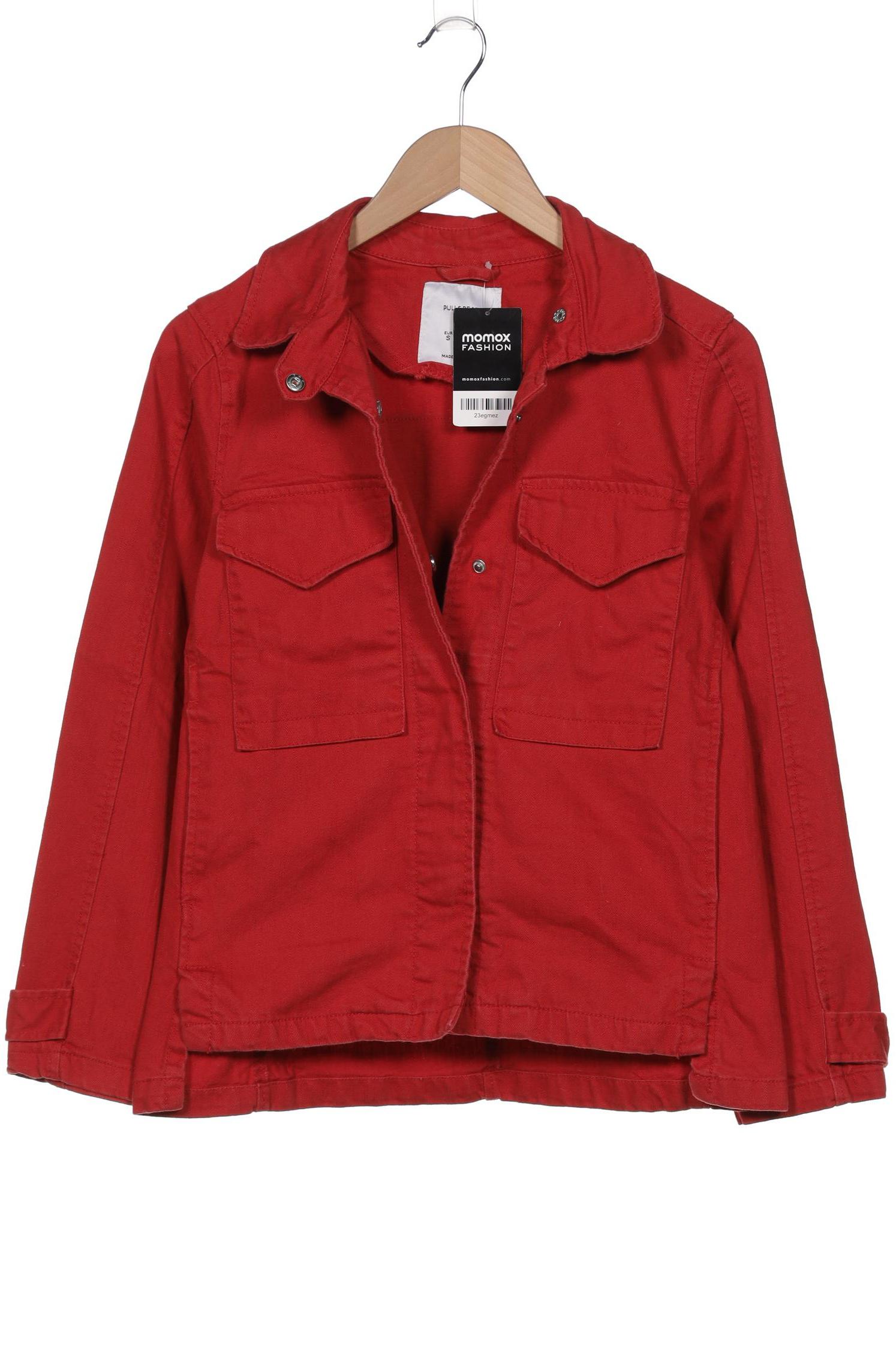 

Pull & Bear Damen Jacke, rot, Gr. 36