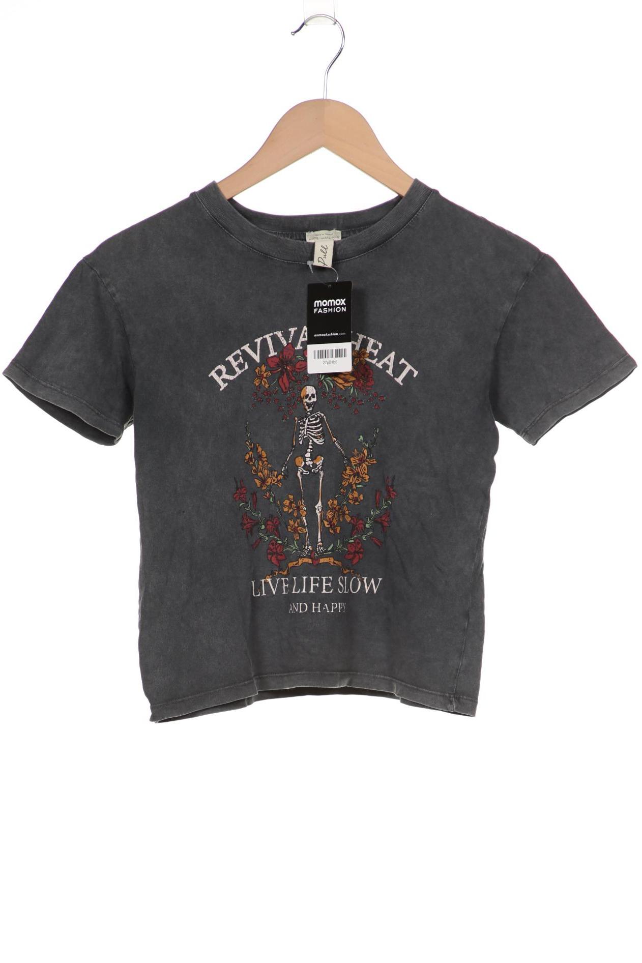 

Pull & Bear Damen T-Shirt, grau