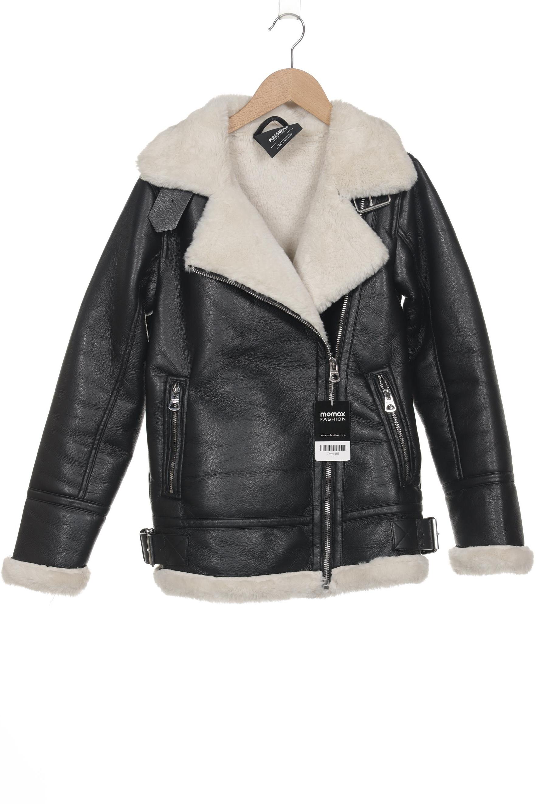 

Pull & Bear Damen Jacke, schwarz, Gr. 34