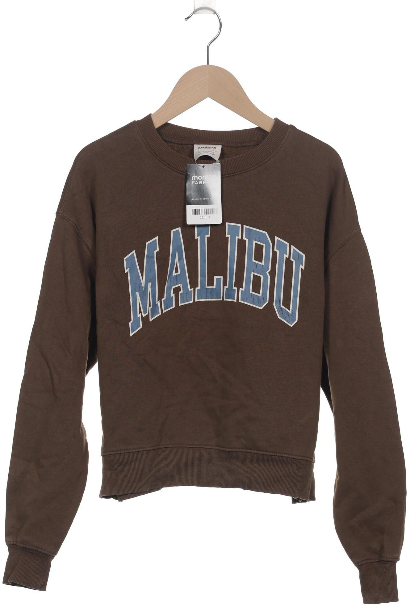 

Pull & Bear Damen Sweatshirt, braun, Gr. 36