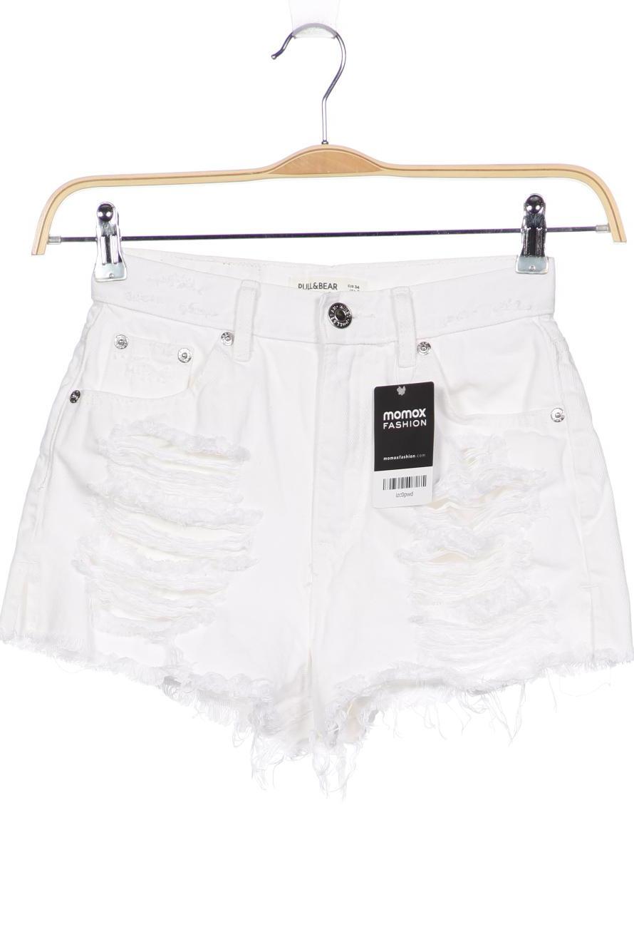 

Pull & Bear Damen Shorts, weiß
