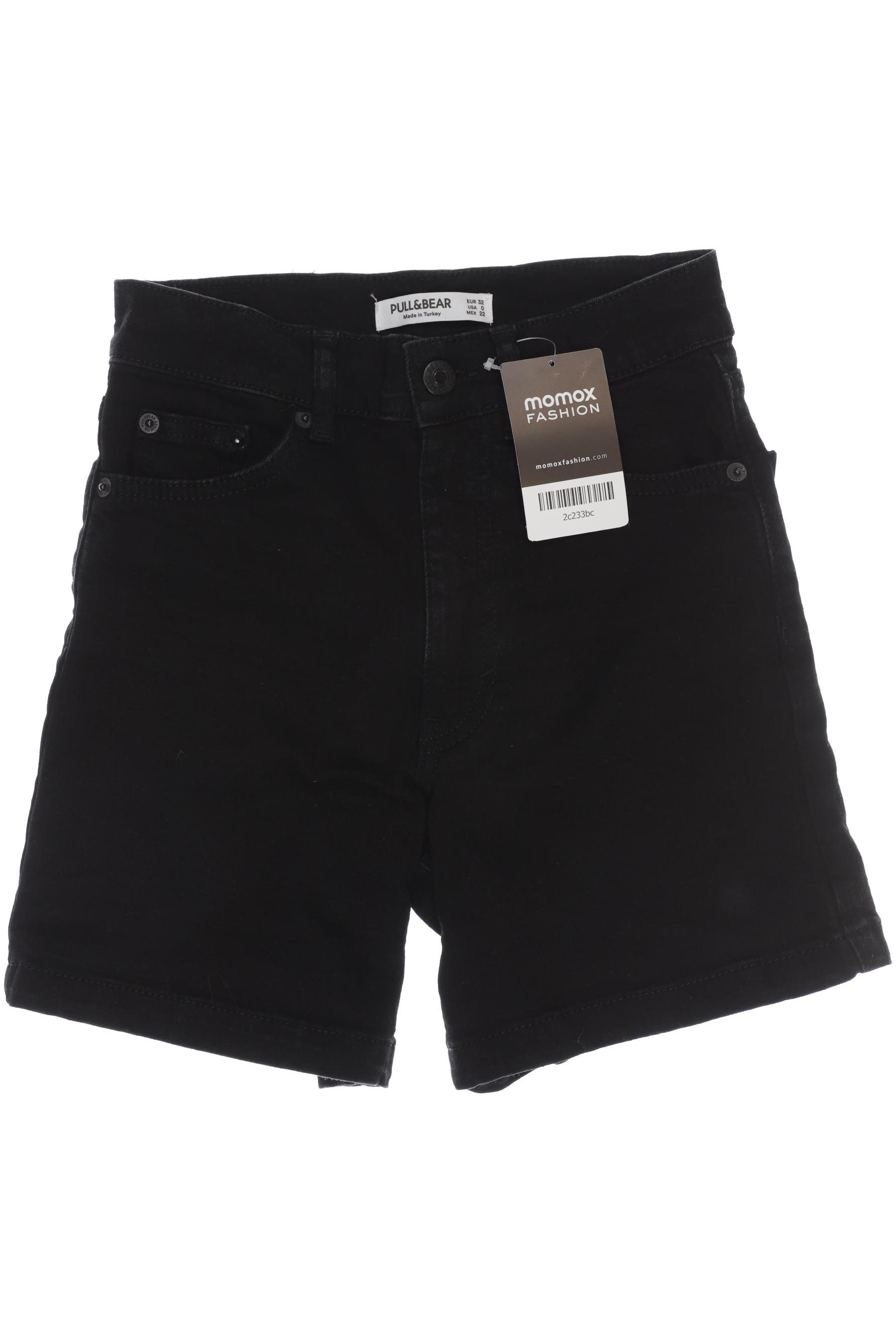

Pull & Bear Damen Shorts, schwarz, Gr. 32