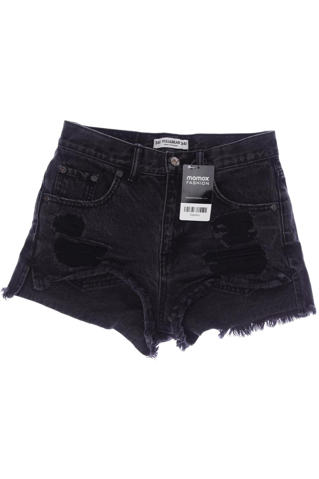 

Pull & Bear Damen Shorts, schwarz, Gr. 34