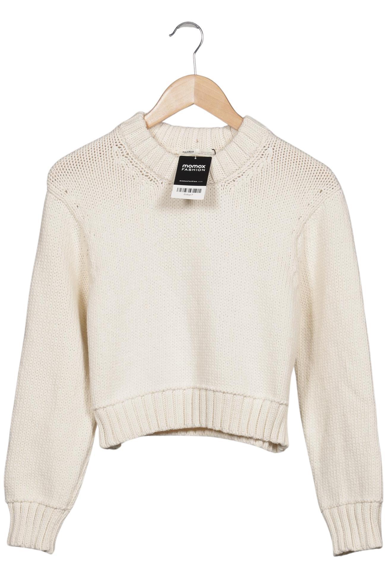 

Pull & Bear Damen Pullover, cremeweiß, Gr. 36