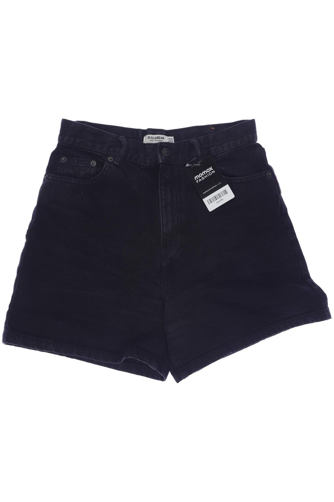 

Pull & Bear Damen Shorts, schwarz, Gr. 36