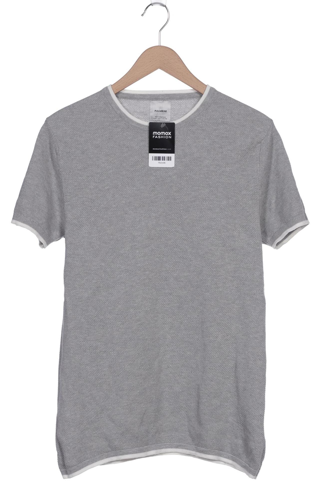 

Pull & Bear Damen T-Shirt, grau, Gr. 42