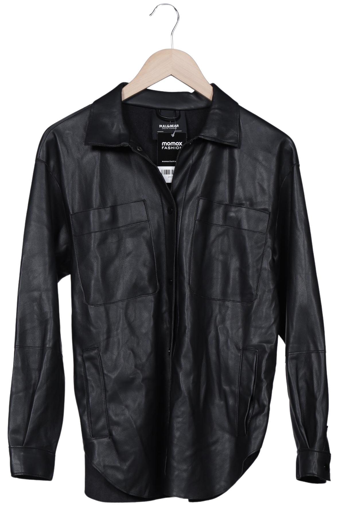 

Pull & Bear Damen Jacke, schwarz, Gr. 34