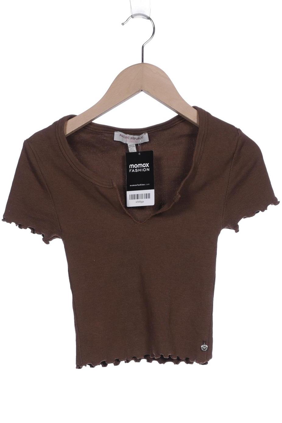 

Pull & Bear Damen T-Shirt, braun, Gr. 36