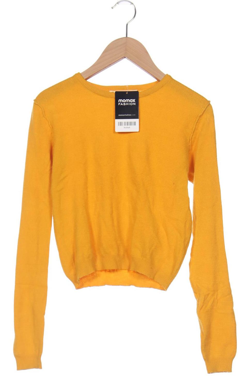 

Pull & Bear Damen Pullover, gelb, Gr. 36