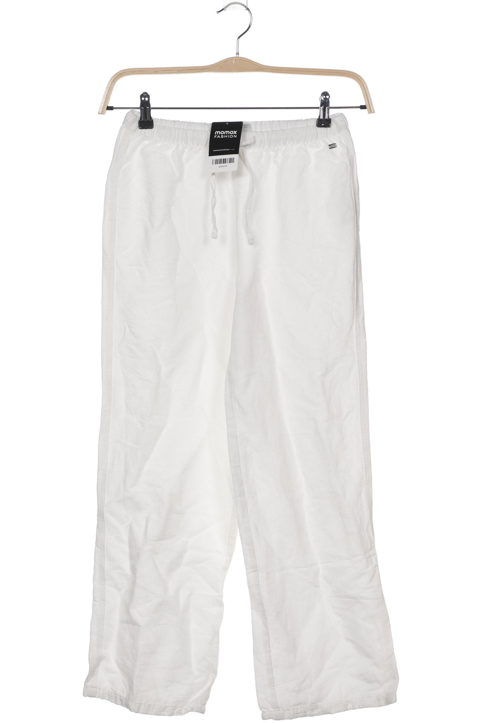 

Pull & Bear Damen Stoffhose, weiß, Gr. 0