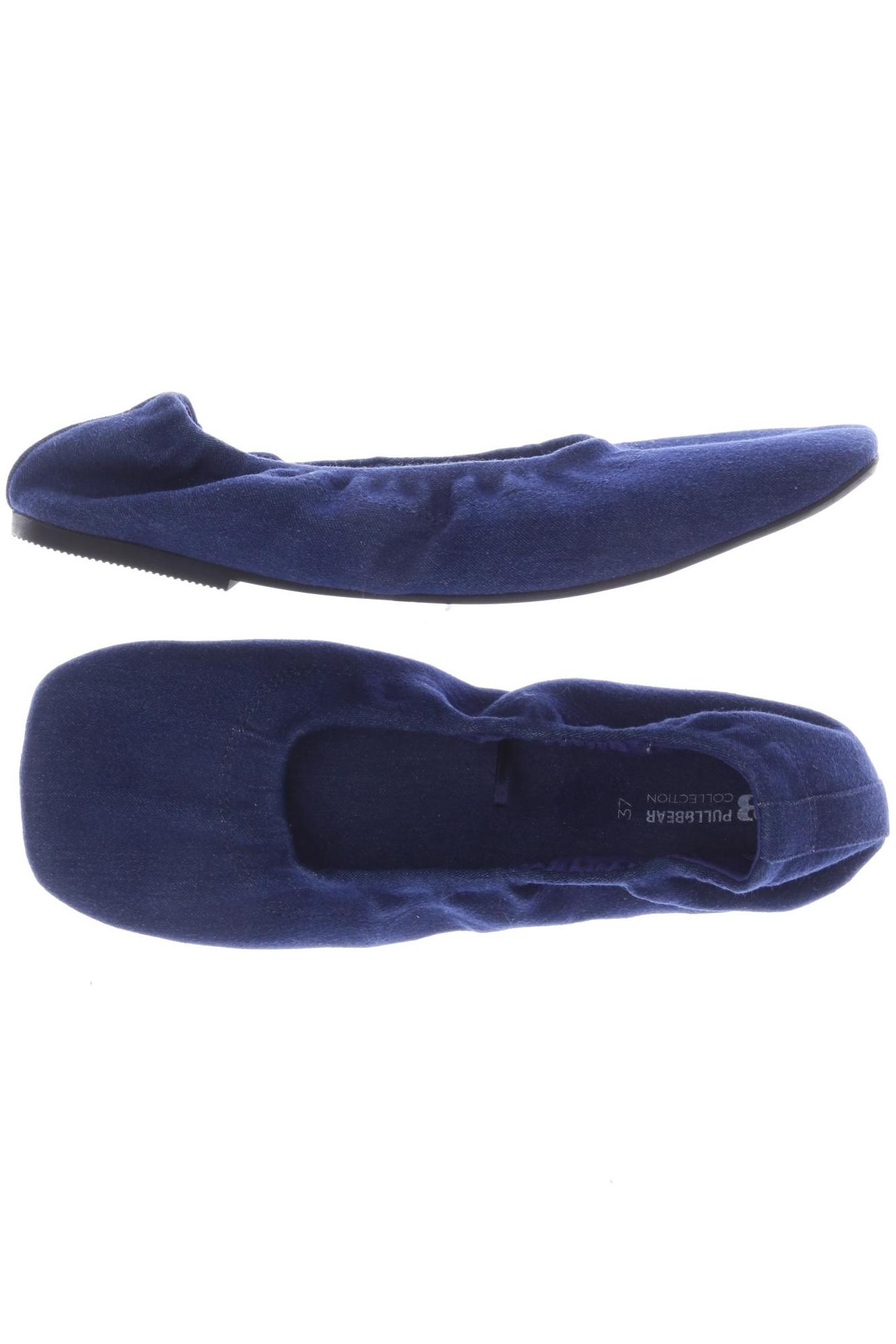 Thumbnail - Pull &amp; Bear Damen Ballerinas, marineblau, Gr. 37