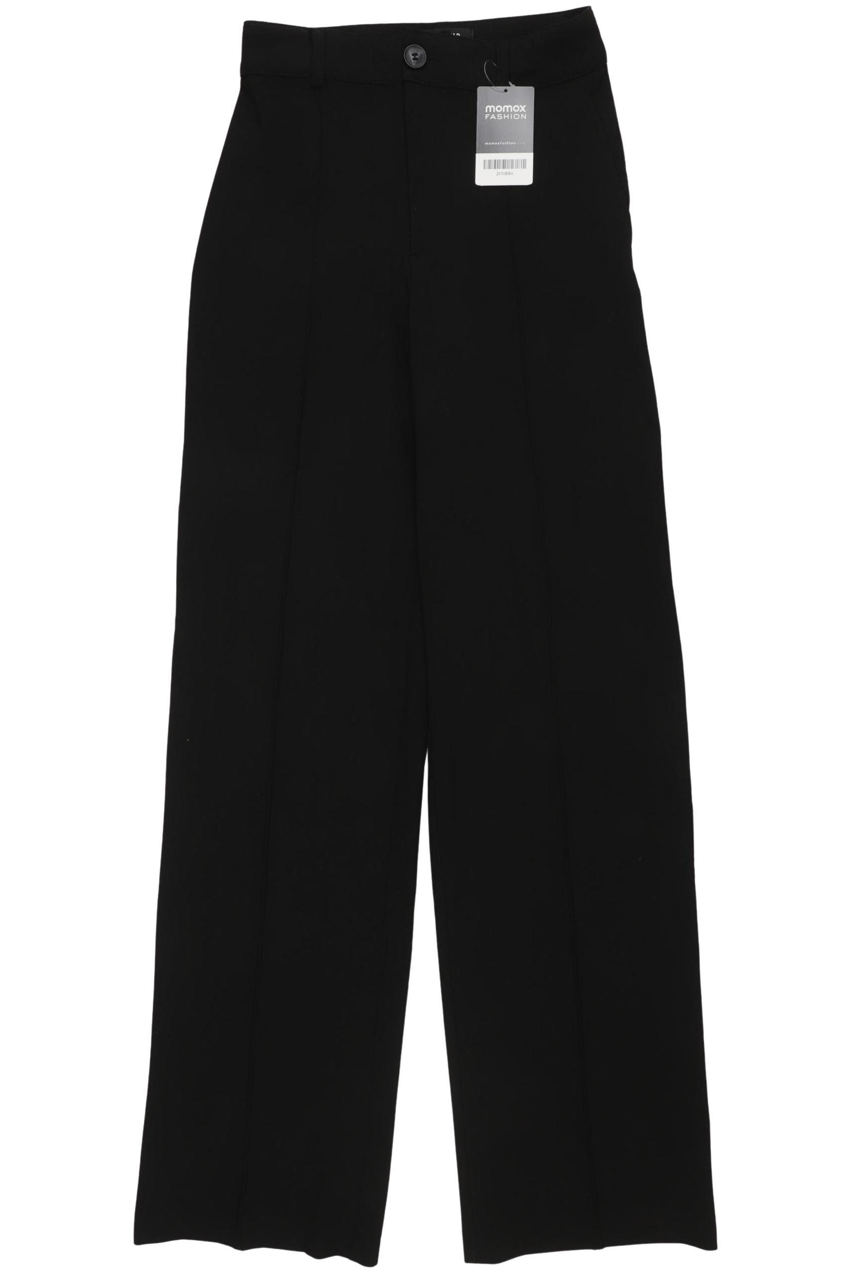 

Pull & Bear Damen Stoffhose, schwarz, Gr. 0