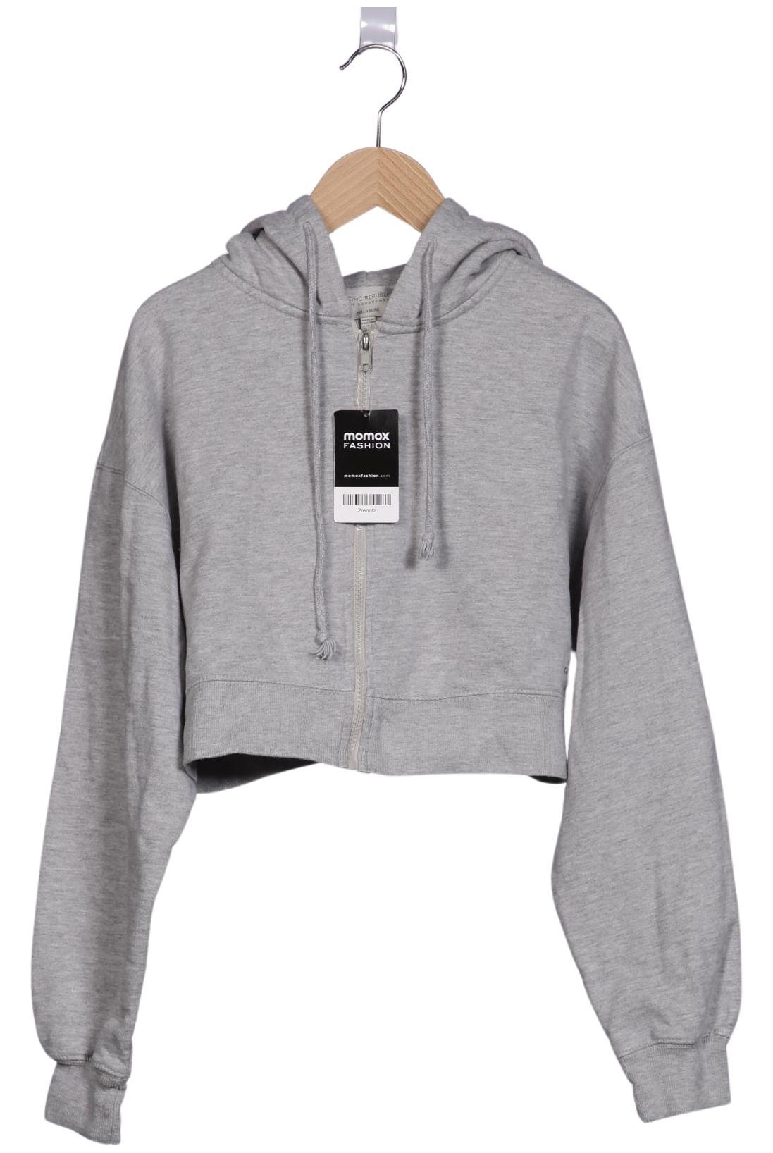 

Pull & Bear Damen Kapuzenpullover, grau, Gr. 36