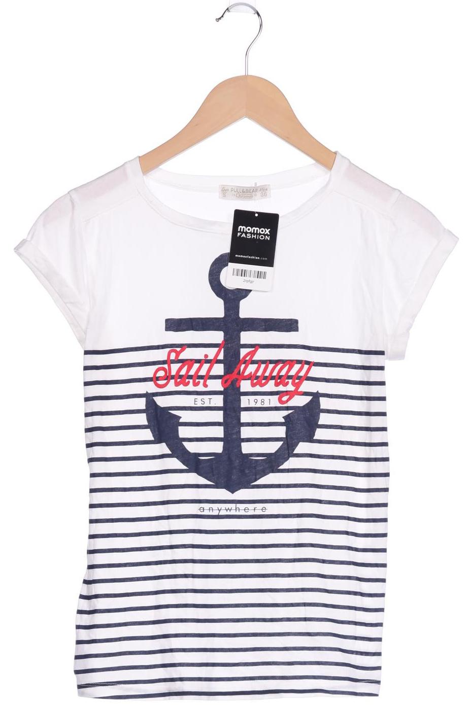 

Pull & Bear Damen T-Shirt, weiß