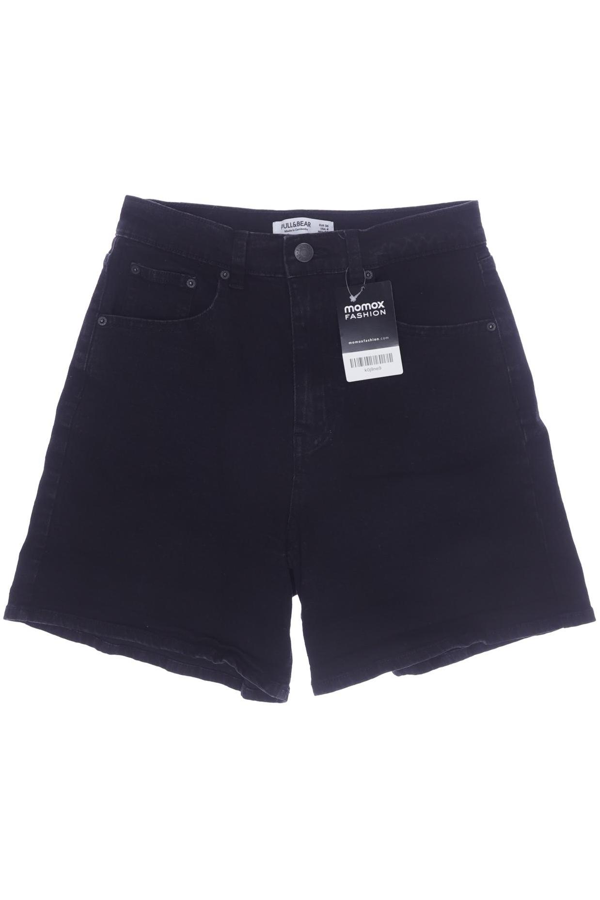 

Pull & Bear Damen Shorts, schwarz, Gr. 36