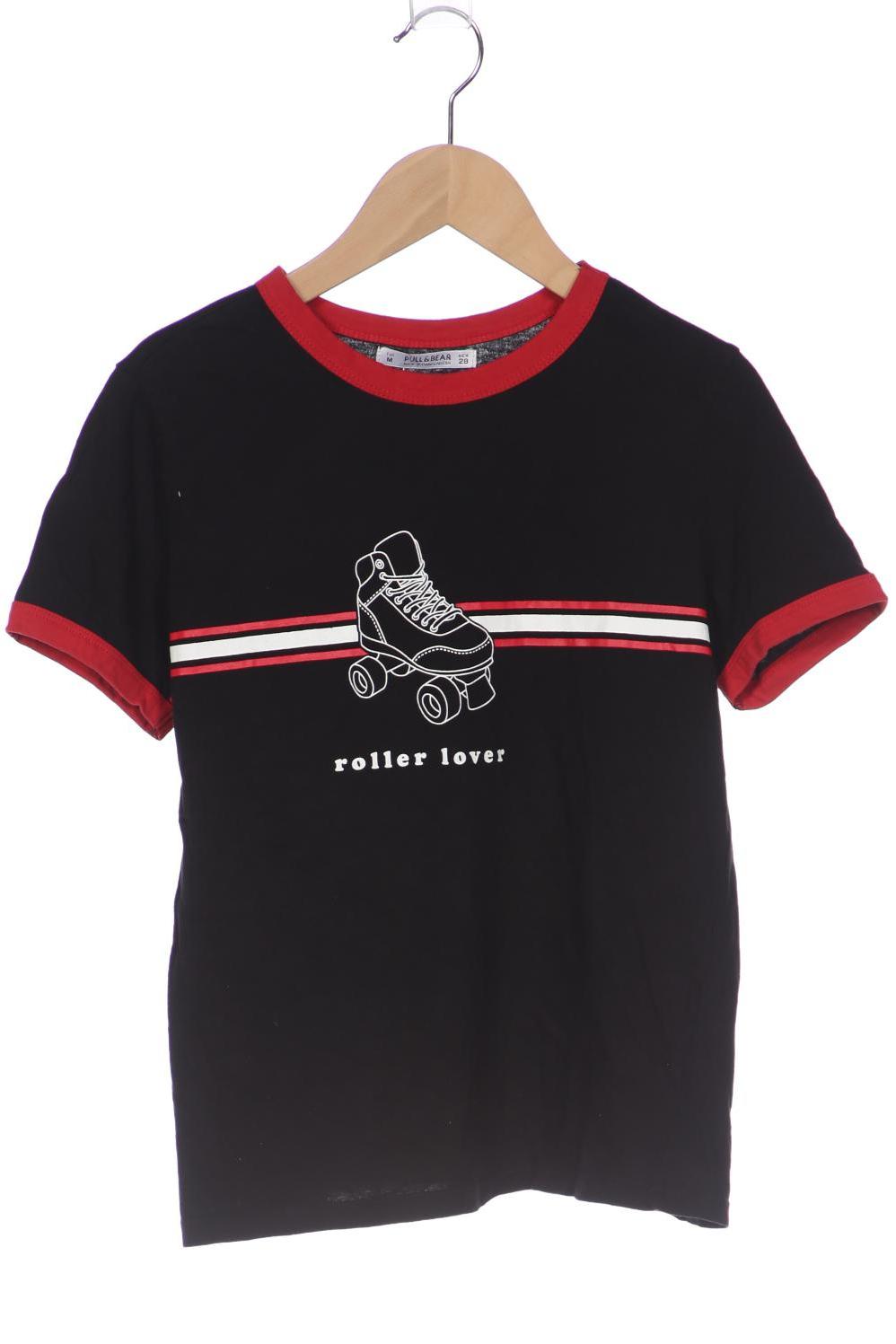 

Pull & Bear Damen T-Shirt, schwarz