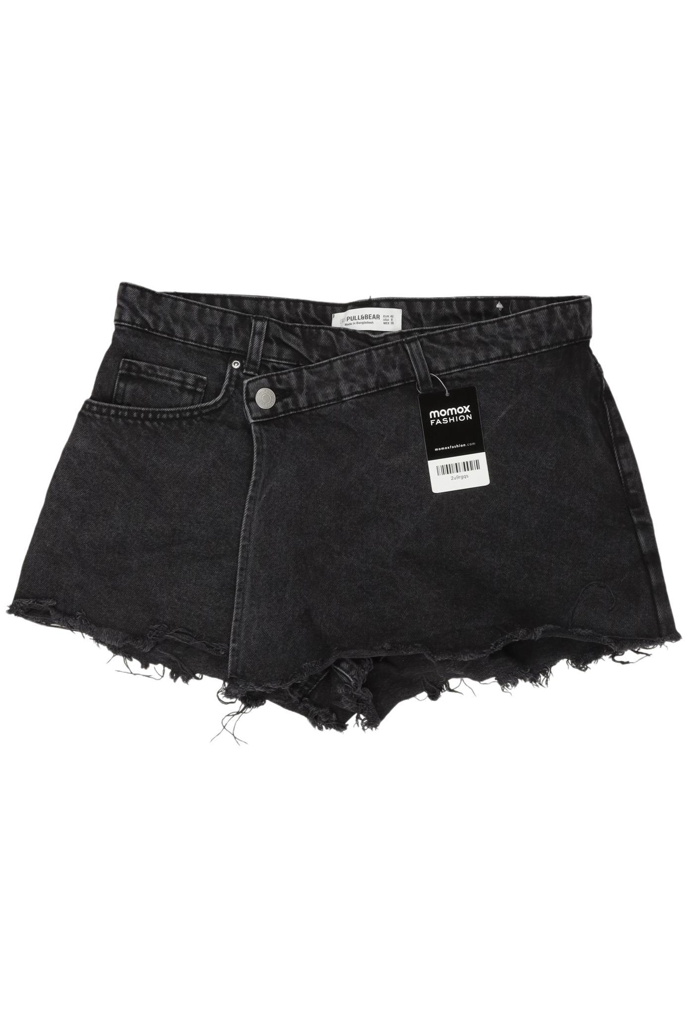

Pull & Bear Damen Shorts, schwarz, Gr. 40