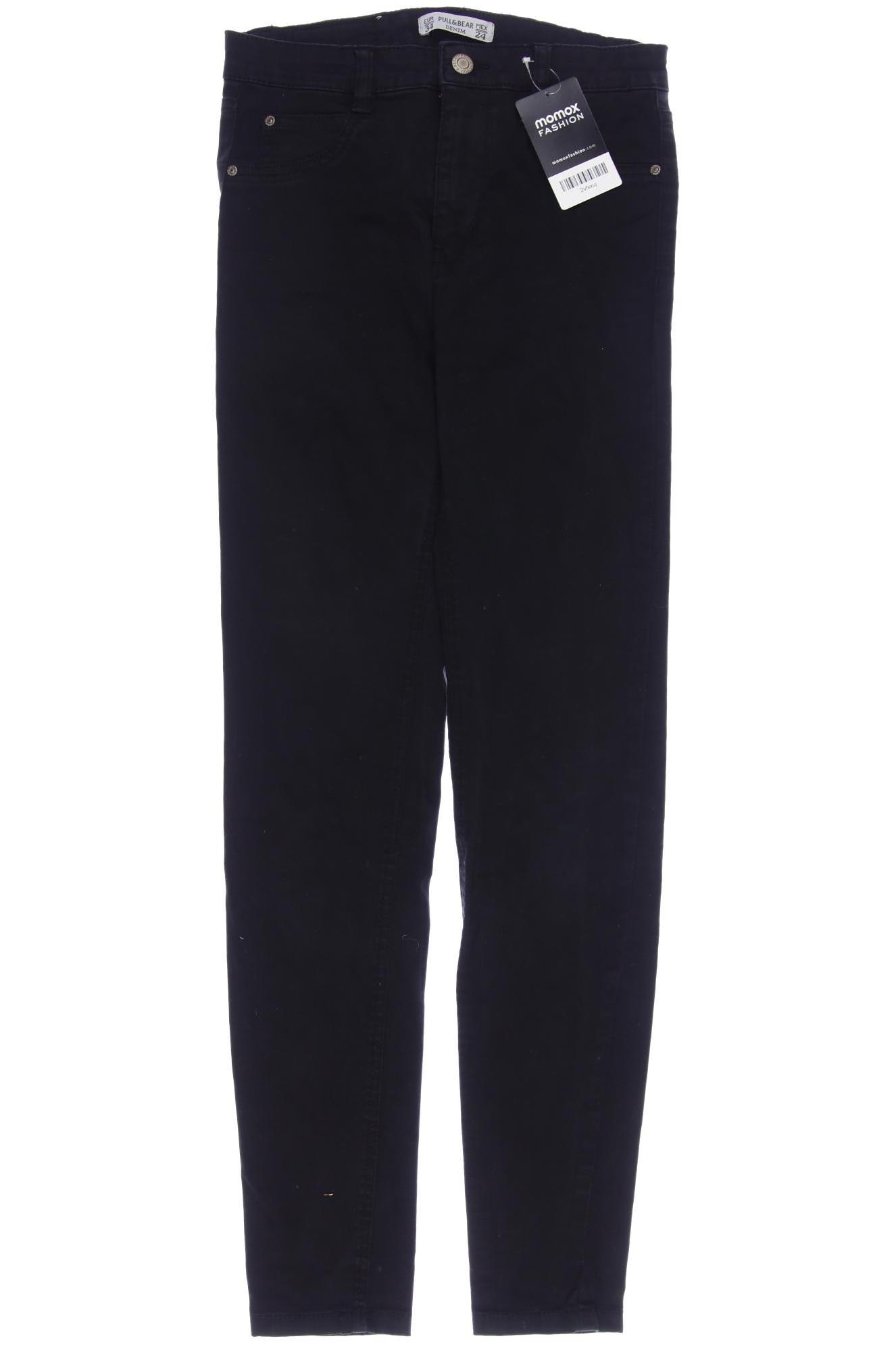 Thumbnail - Pull &amp; Bear Damen Stoffhose, schwarz, Gr. 34