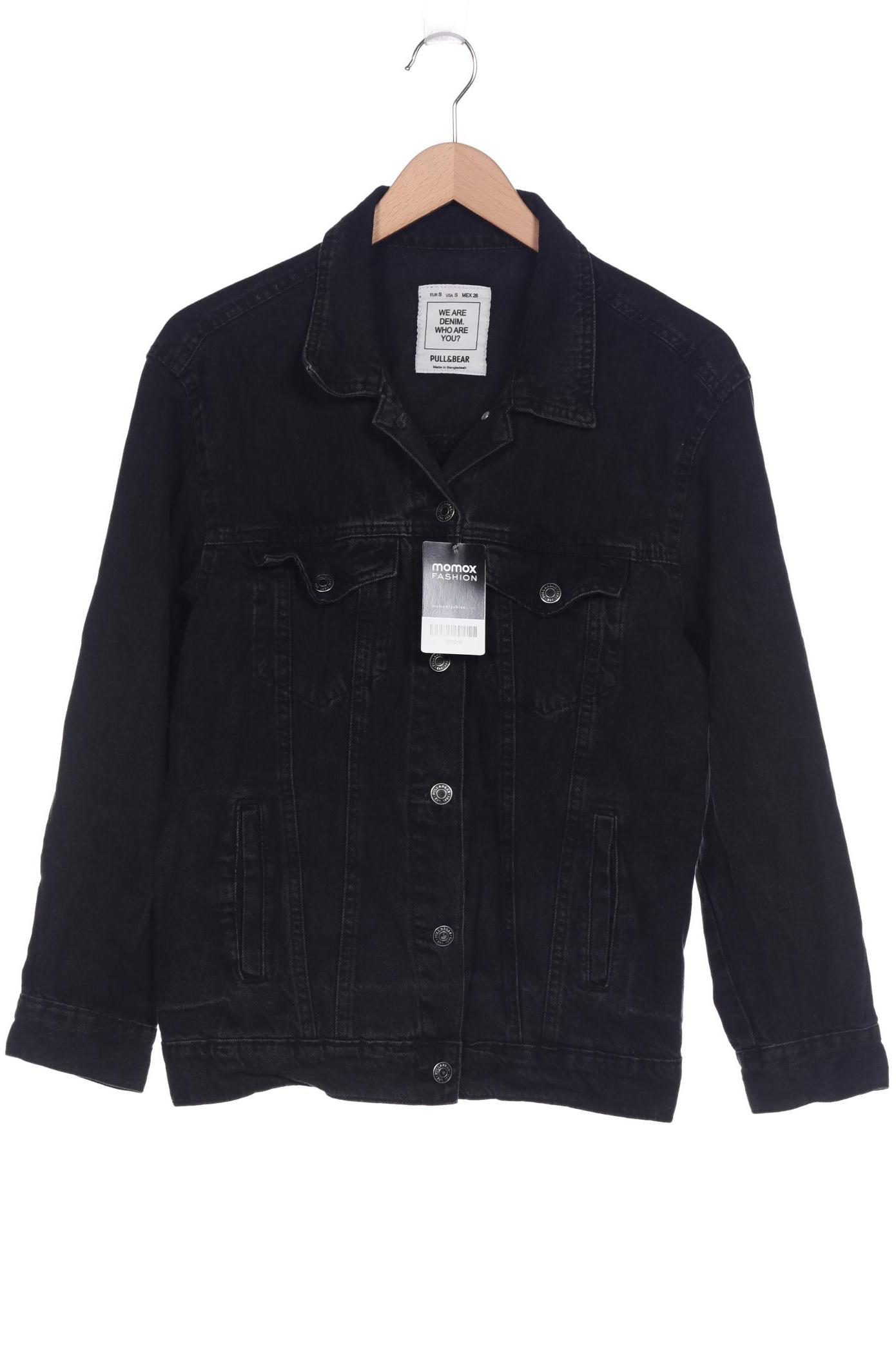

Pull & Bear Damen Jacke, schwarz, Gr. 36
