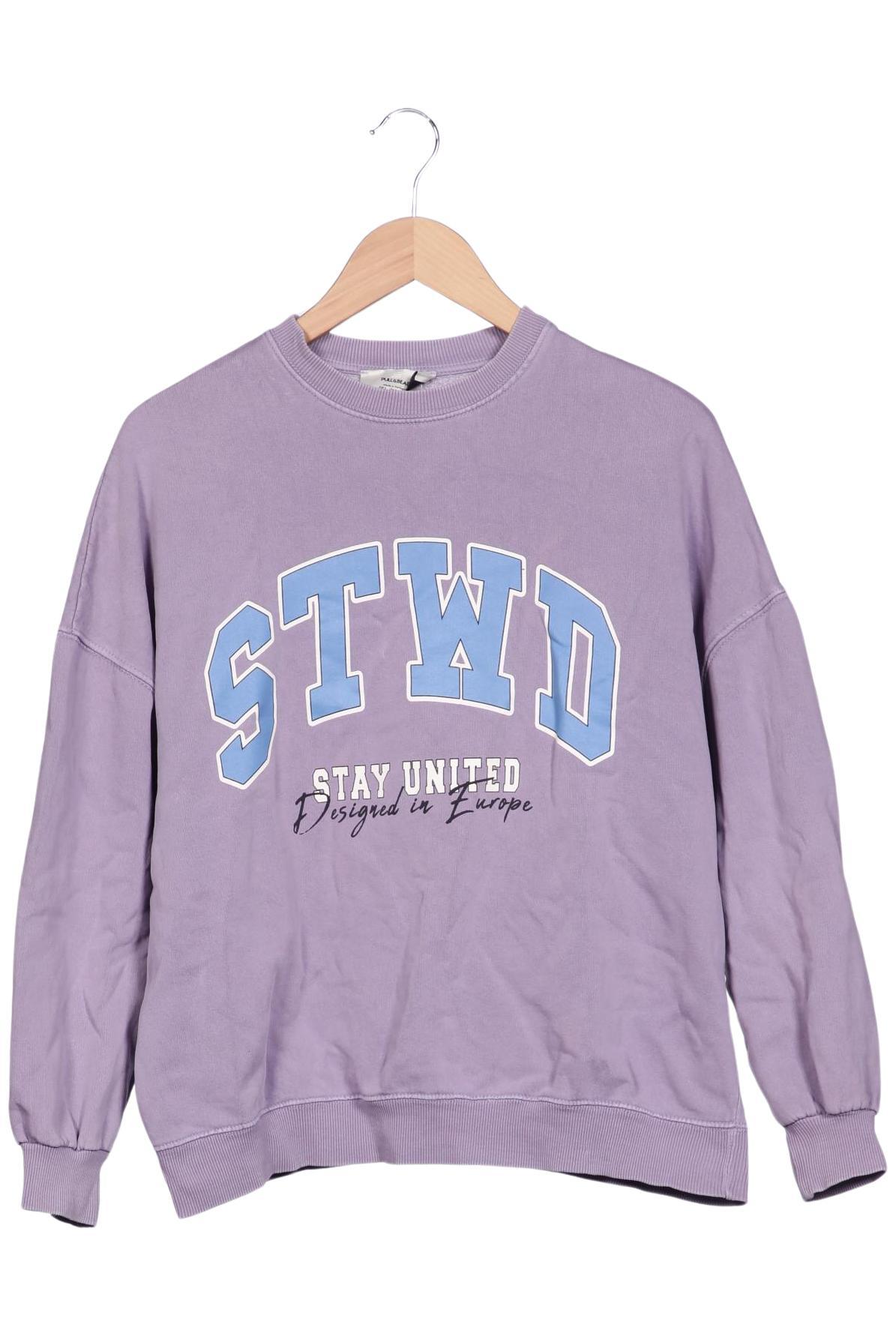 

Pull & Bear Damen Sweatshirt, flieder, Gr. 36