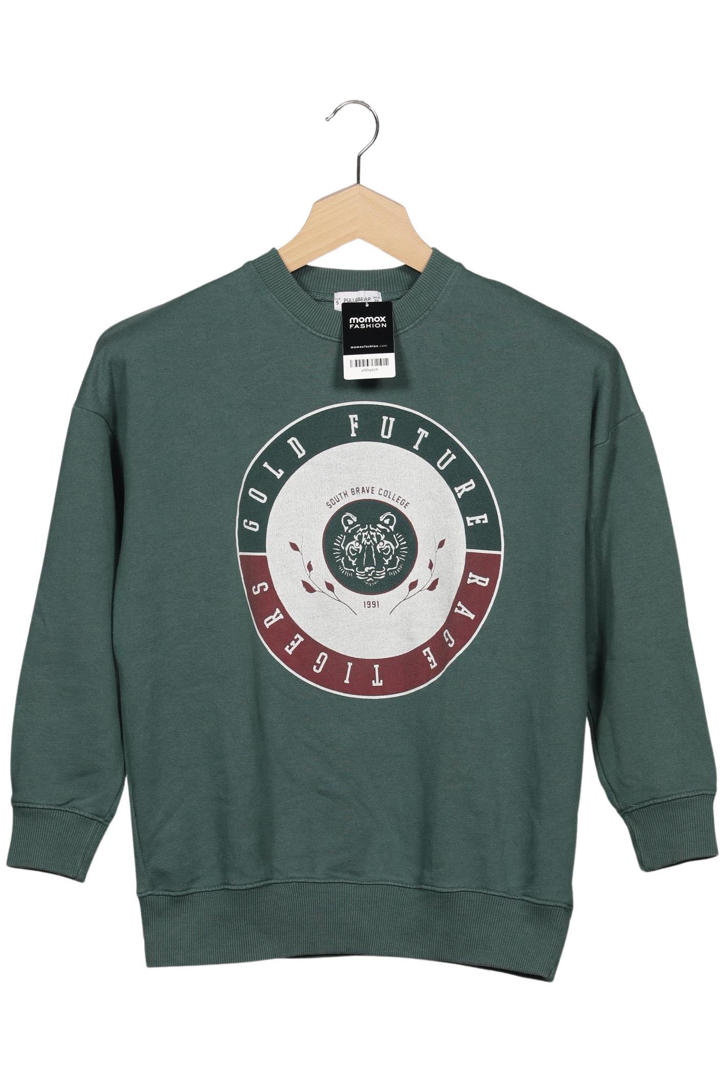 

Pull & Bear Damen Sweatshirt, grün, Gr. 36