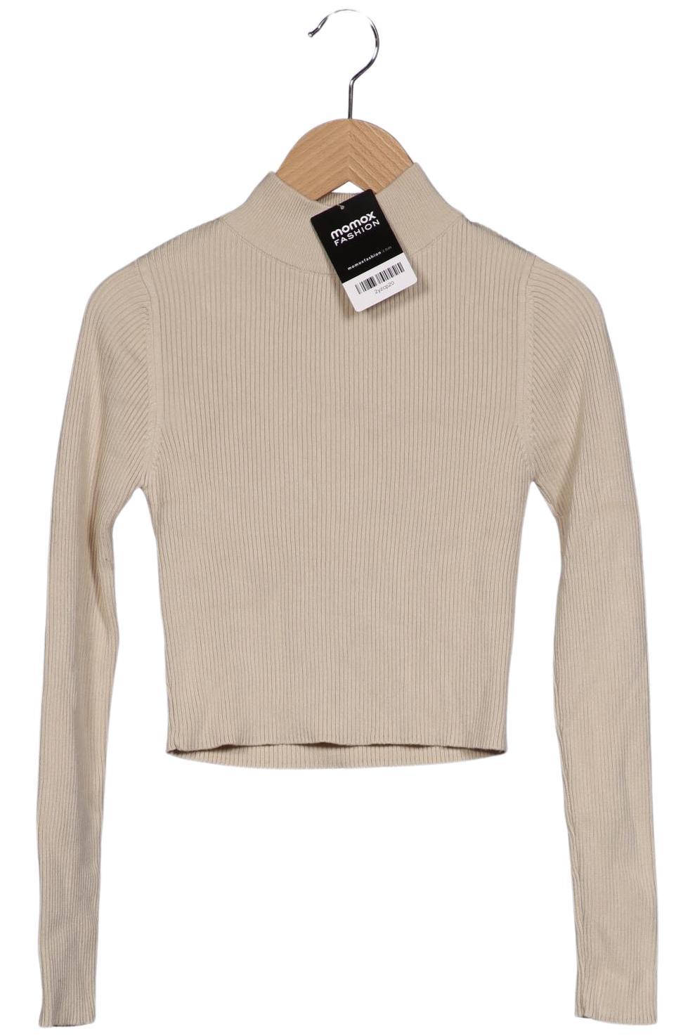 

Pull & Bear Damen Langarmshirt, beige, Gr. 36
