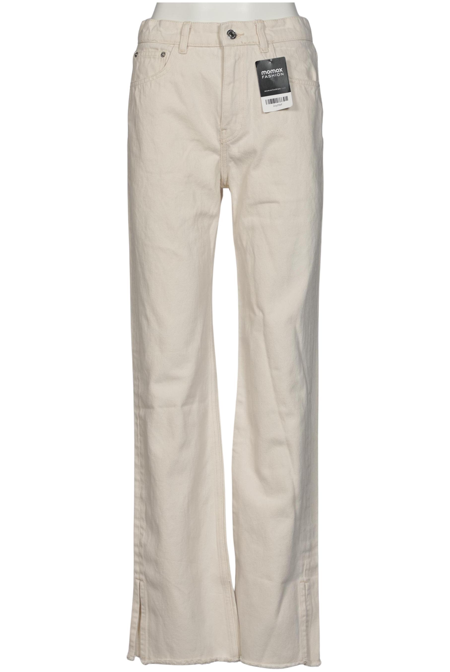 

Pull & Bear Damen Jeans, cremeweiß, Gr. 38