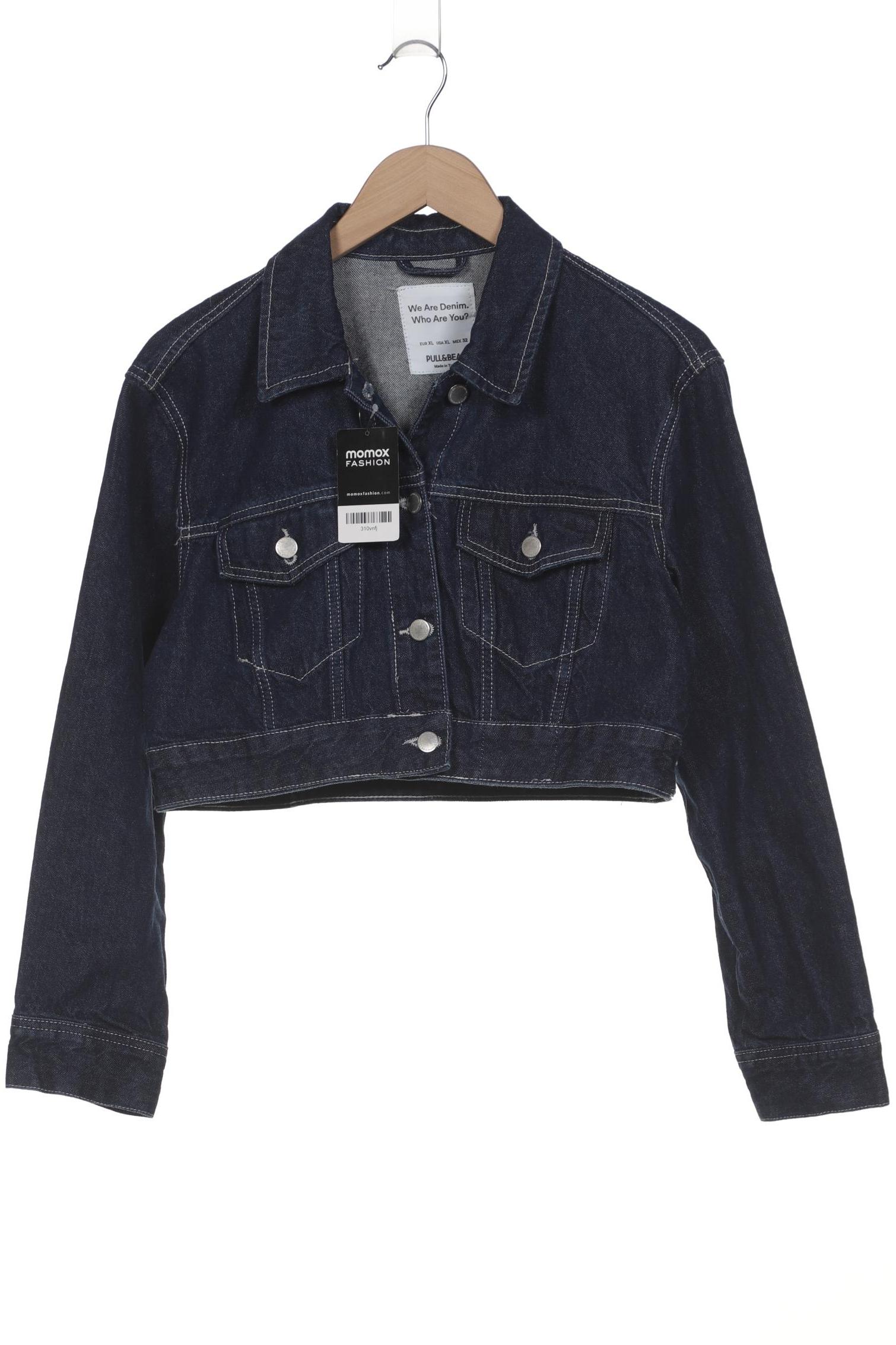 

Pull & Bear Damen Jacke, marineblau, Gr. 44