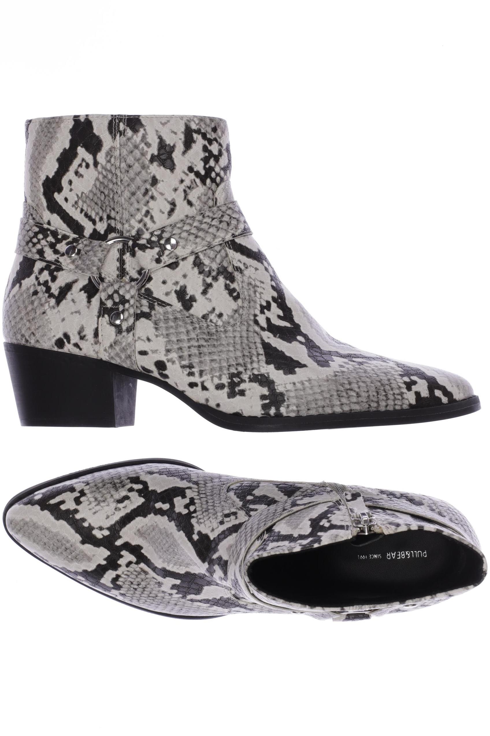 

Pull & Bear Damen Stiefelette, grau, Gr. 40