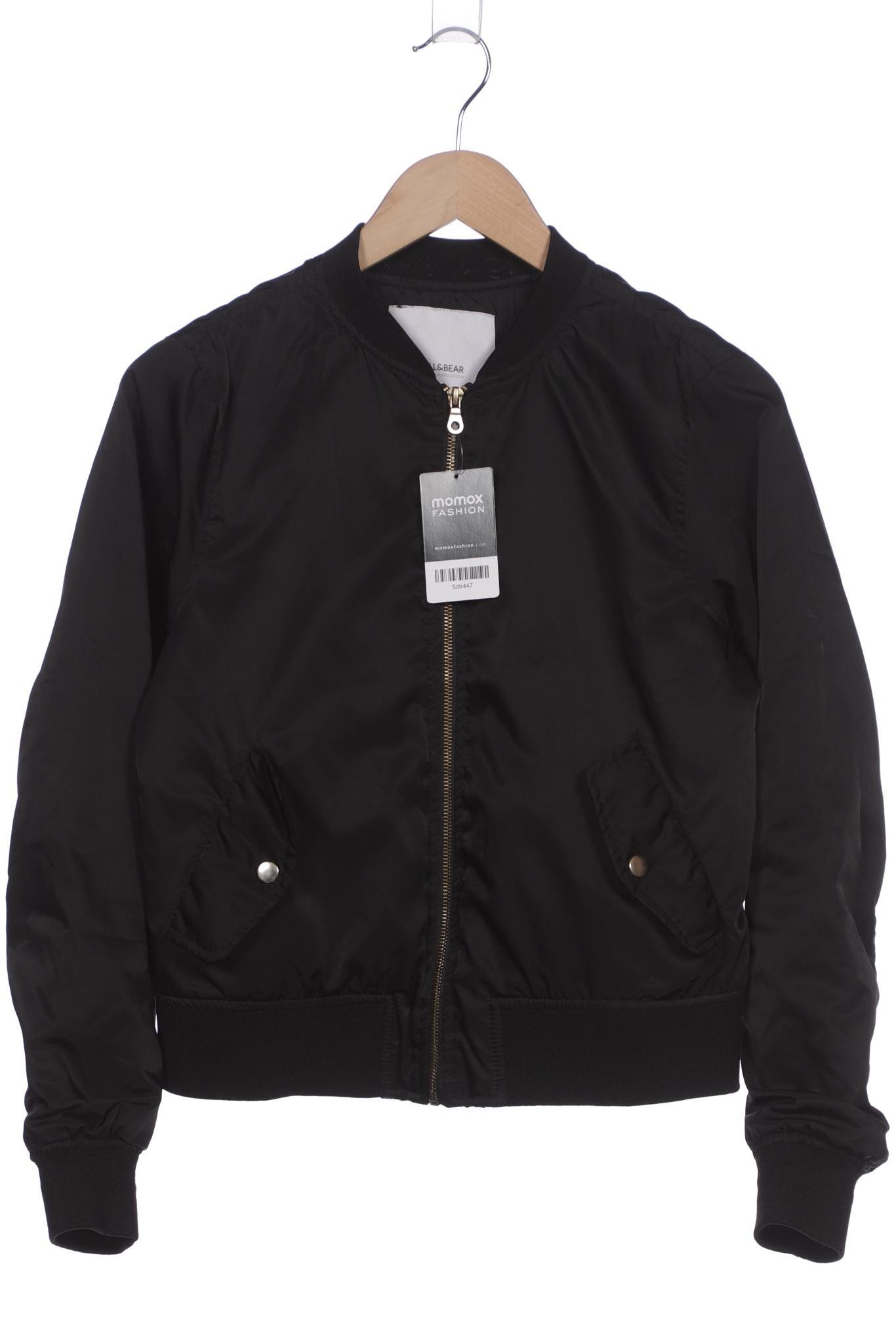 

Pull & Bear Damen Jacke, schwarz, Gr. 38