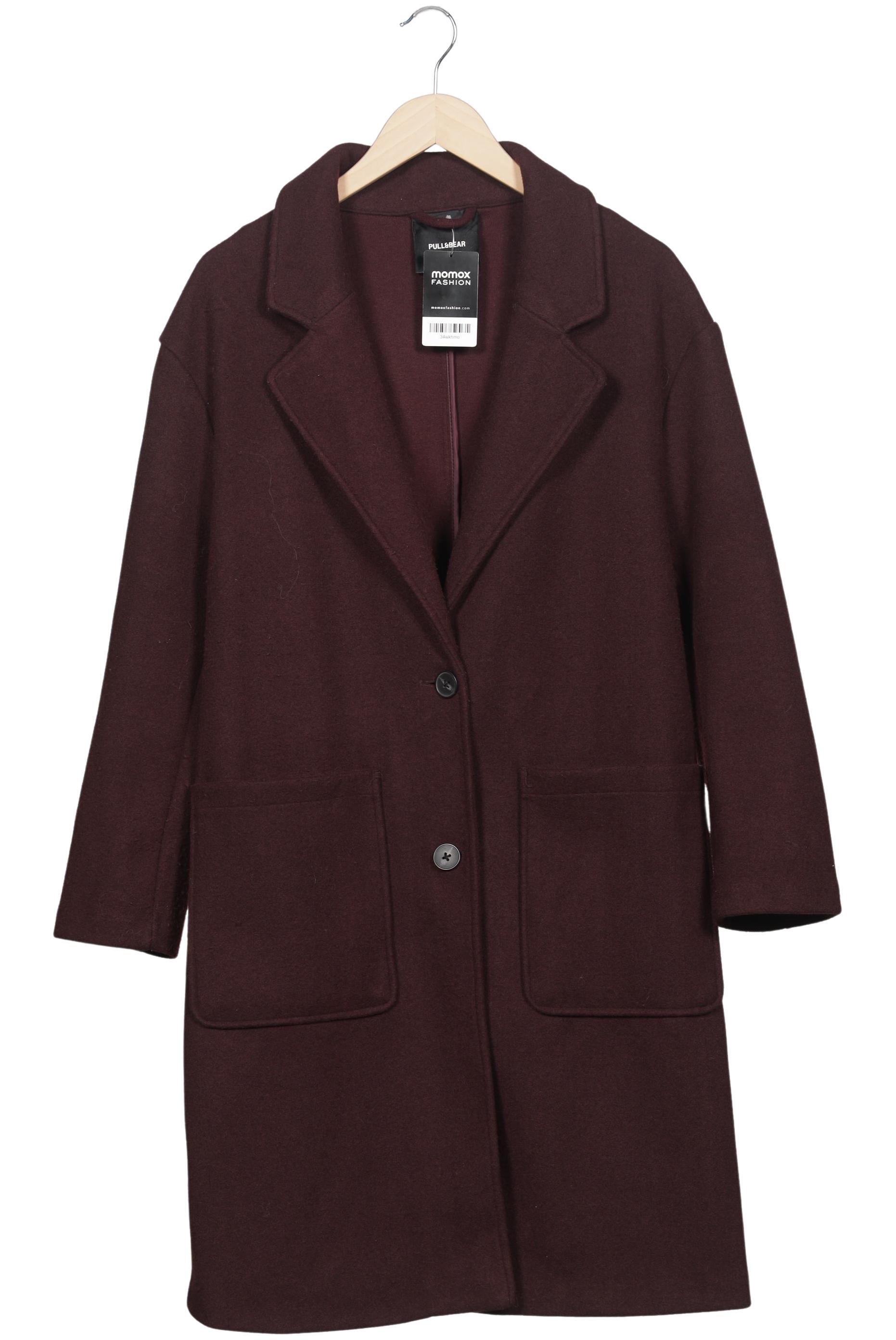 

Pull & Bear Damen Mantel, bordeaux, Gr. 38