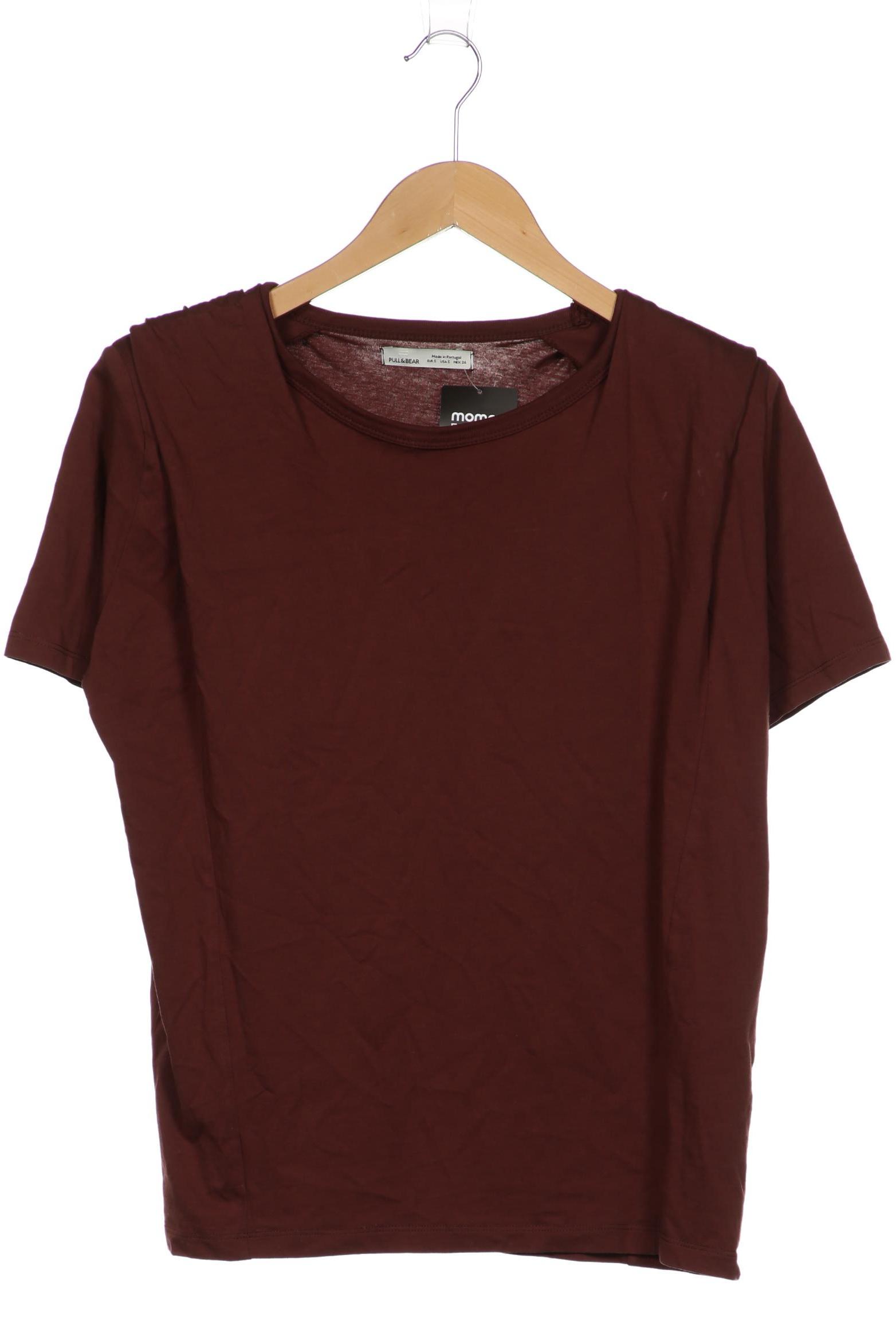 

Pull & Bear Damen T-Shirt, braun, Gr. 36