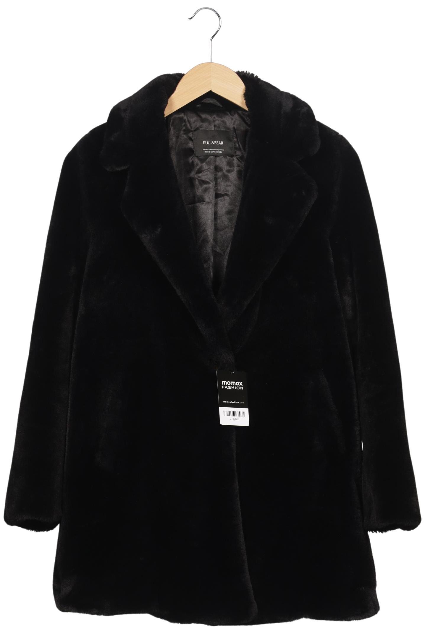 

Pull & Bear Damen Mantel, schwarz, Gr. 36