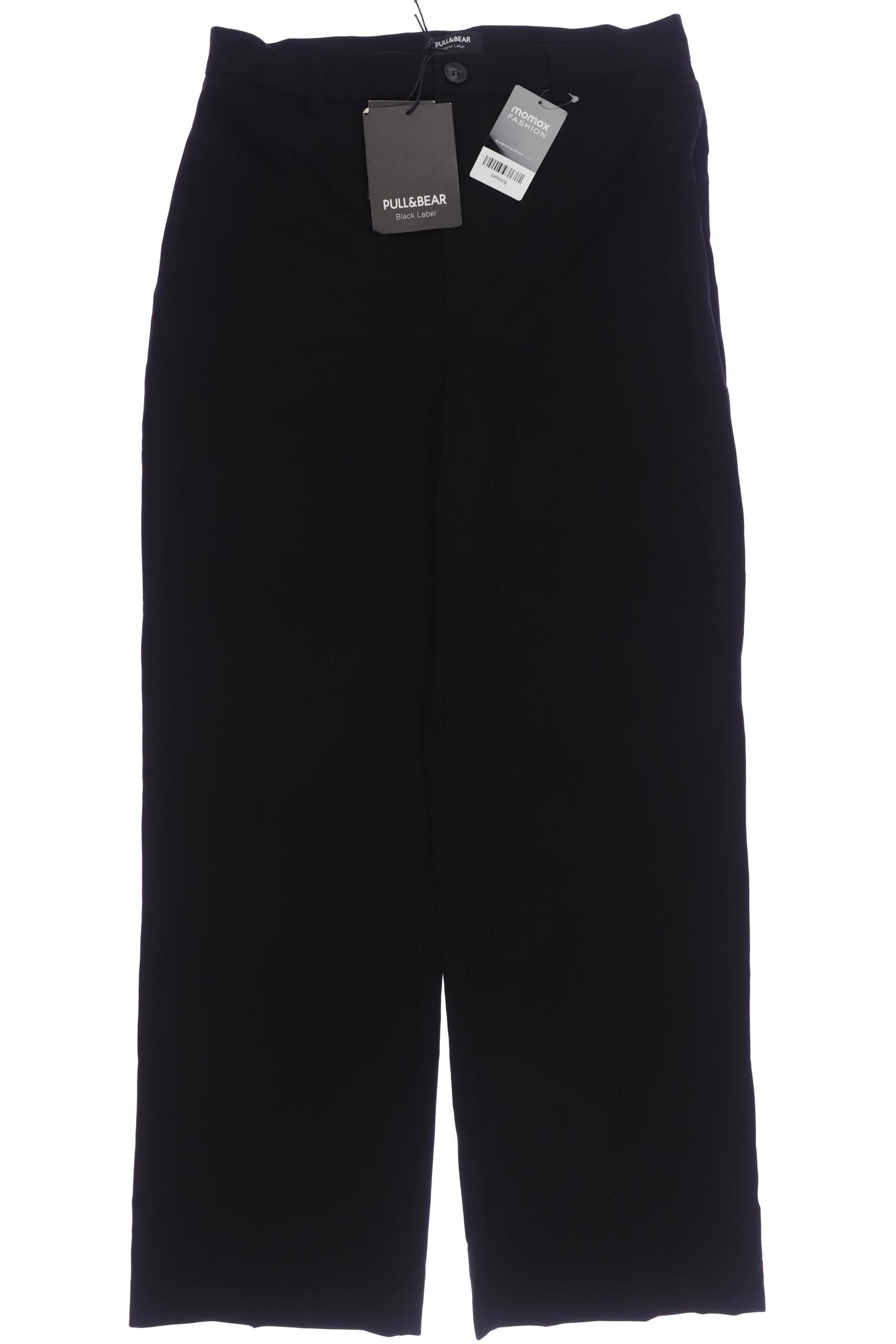 

Pull & Bear Damen Stoffhose, schwarz, Gr. 44
