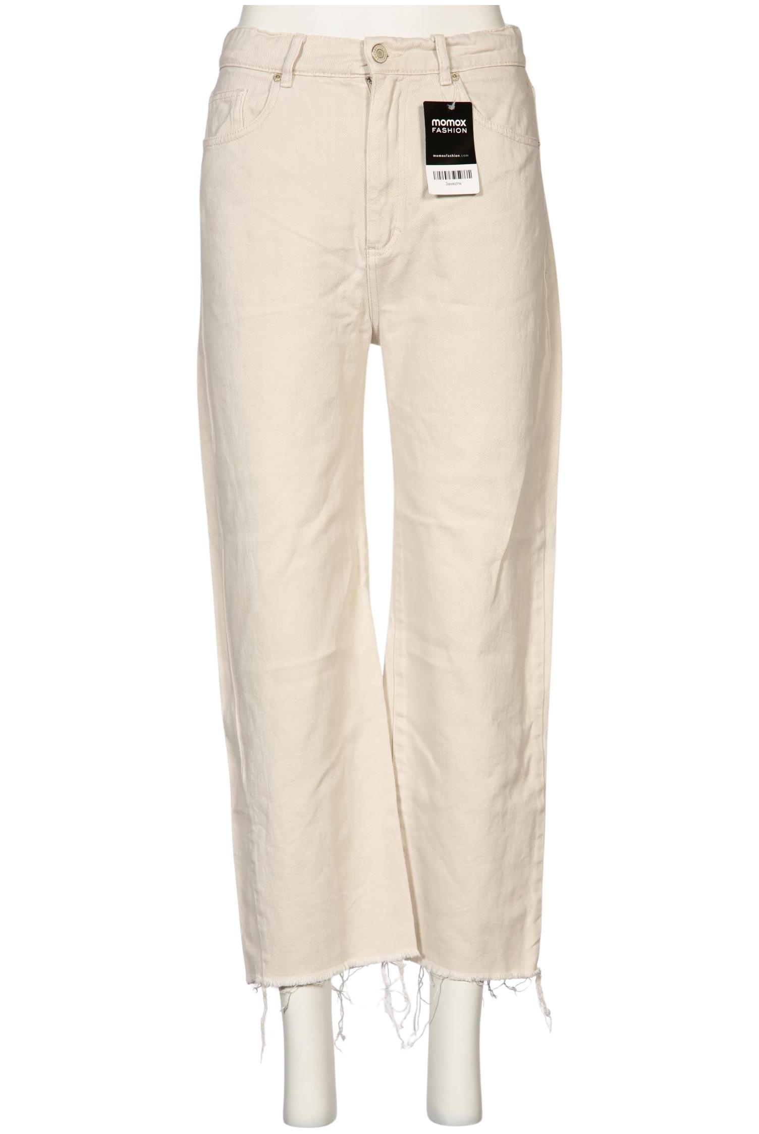 

Pull & Bear Damen Jeans, cremeweiß, Gr. 38