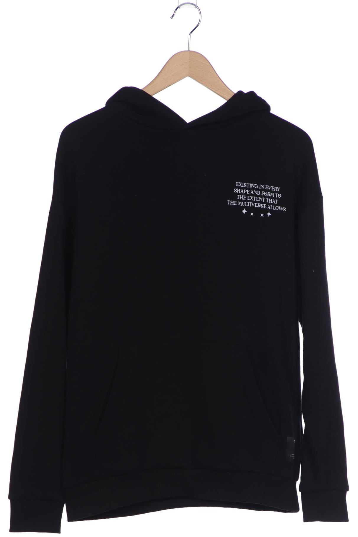 

Pull & Bear Damen Kapuzenpullover, schwarz, Gr. 38