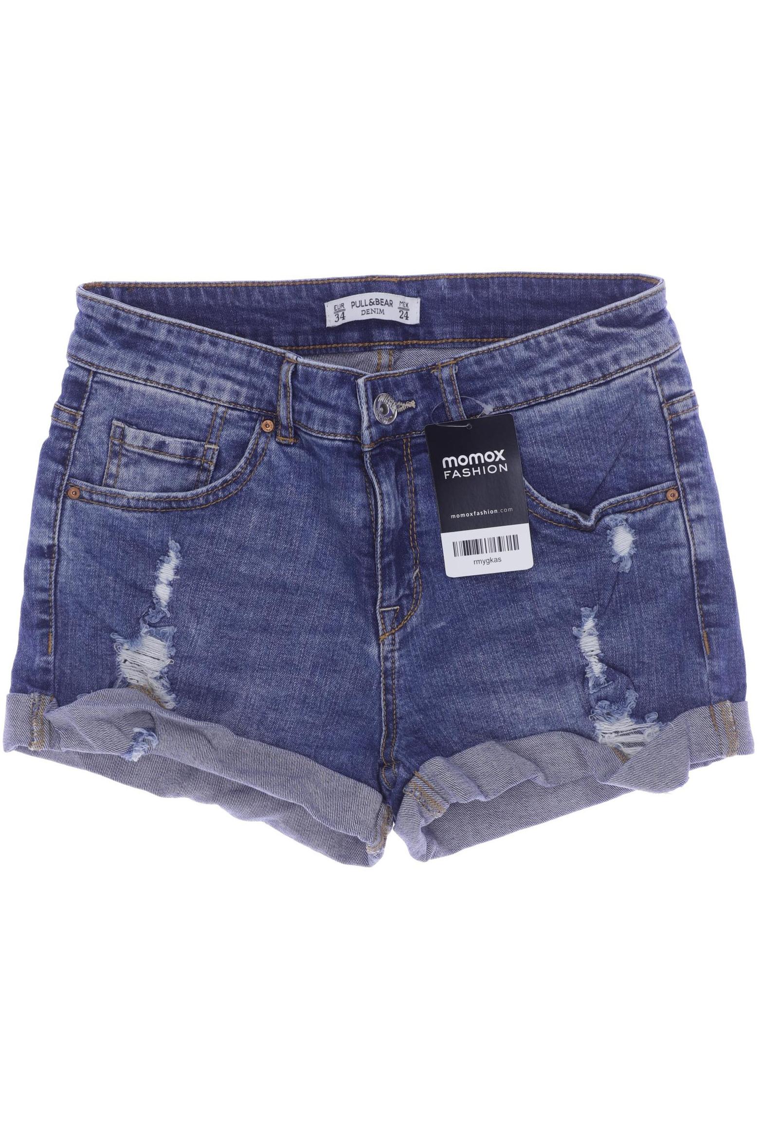 

Pull & Bear Damen Shorts, blau, Gr. 34