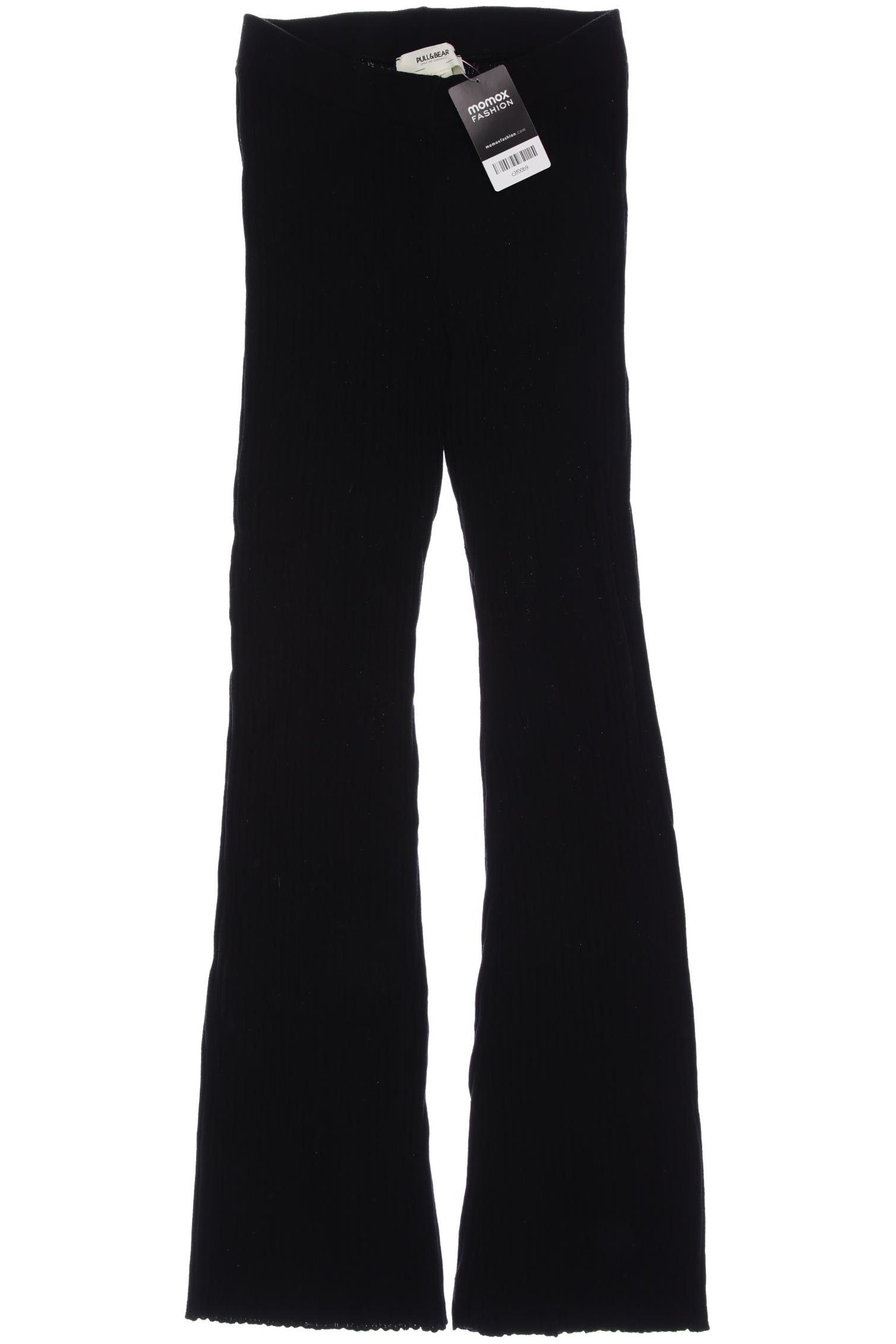 

Pull & Bear Damen Stoffhose, schwarz, Gr. 36