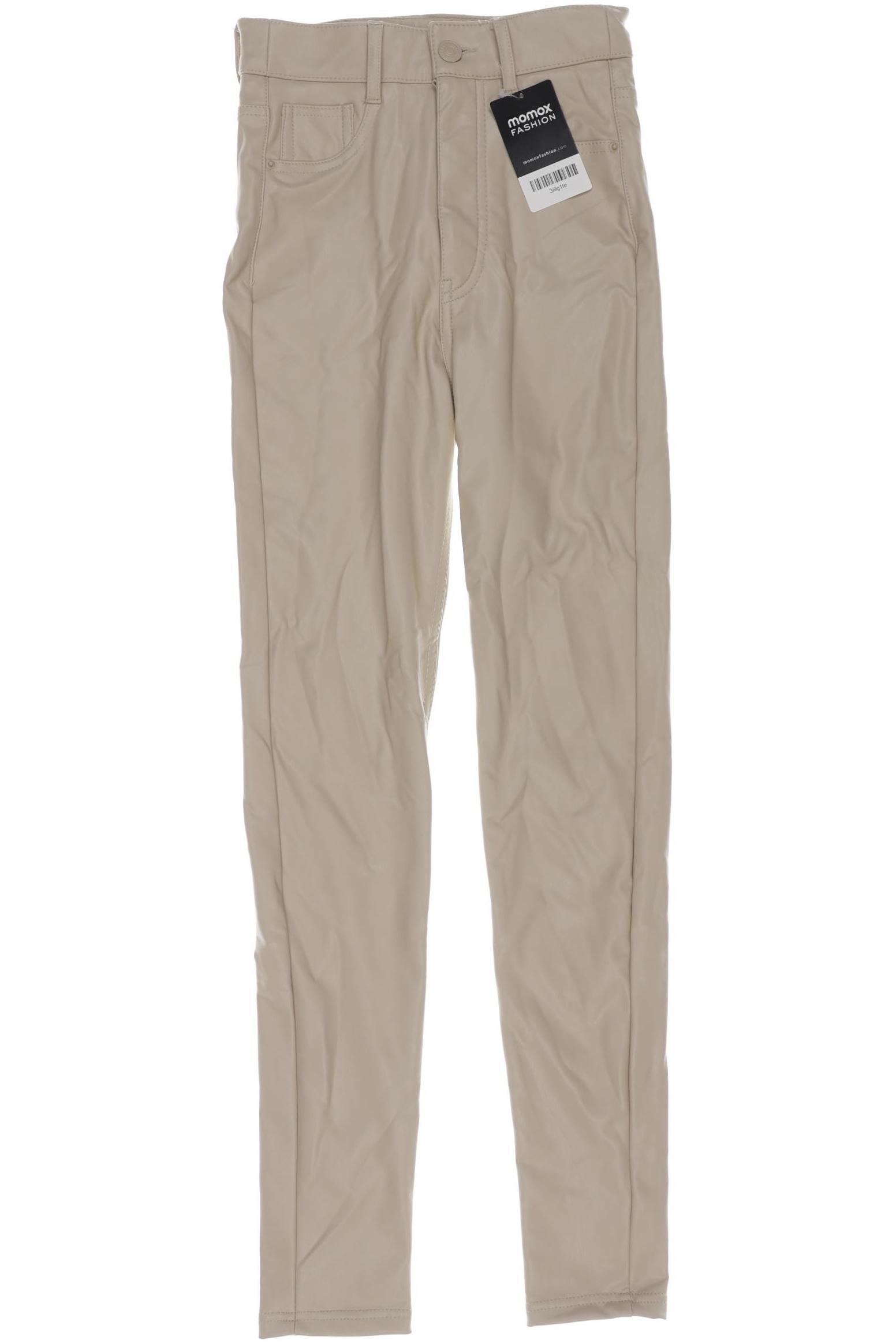 

Pull & Bear Damen Stoffhose, cremeweiß, Gr. 32