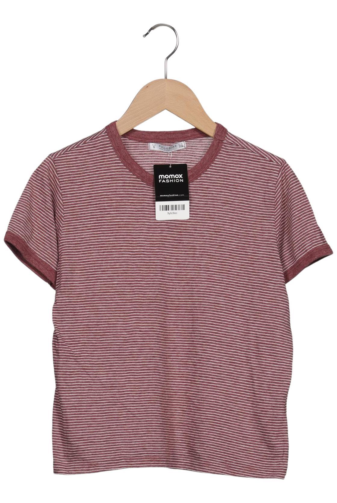 

Pull & Bear Damen T-Shirt, bordeaux, Gr. 36