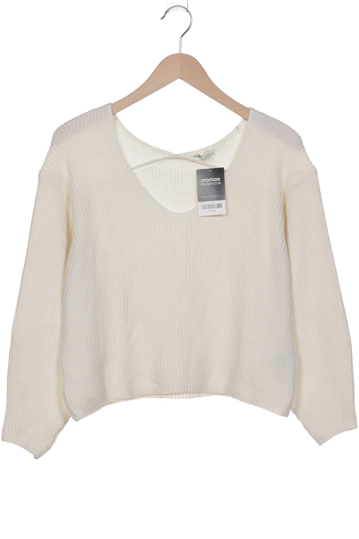 

Pull & Bear Damen Pullover, weiß, Gr. 34