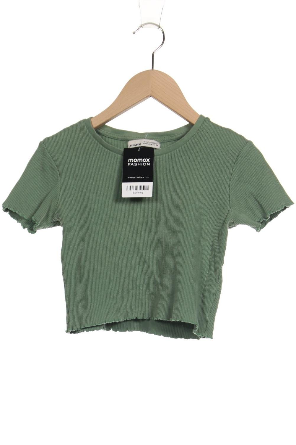 

Pull & Bear Damen T-Shirt, grün, Gr. 38